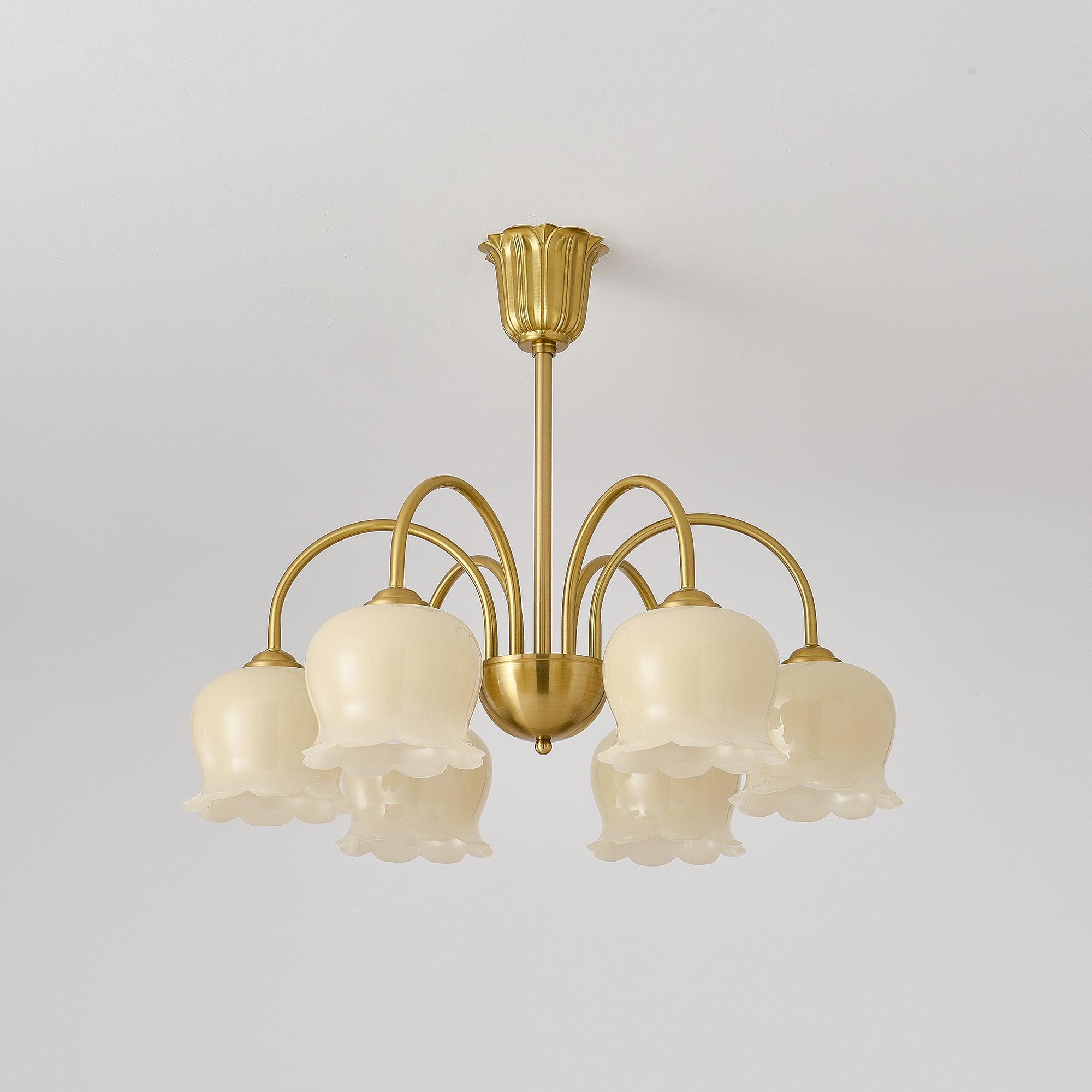 Lustra Lustre Laiton Bras Courbé Élégant