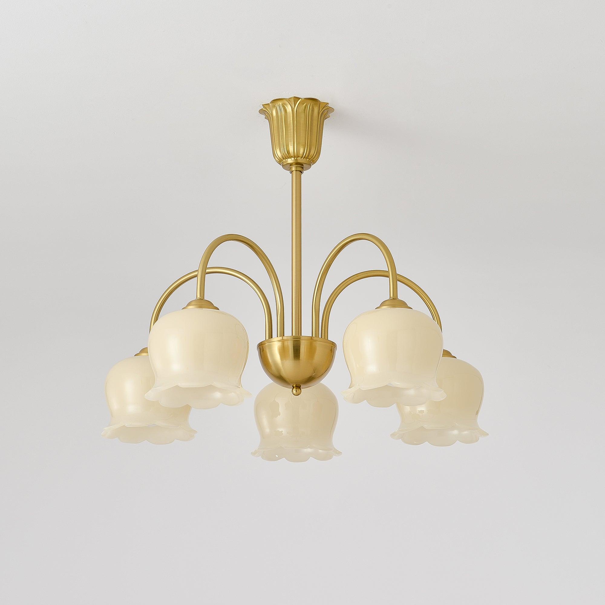 Lustra Lustre Laiton Bras Courbé Élégant