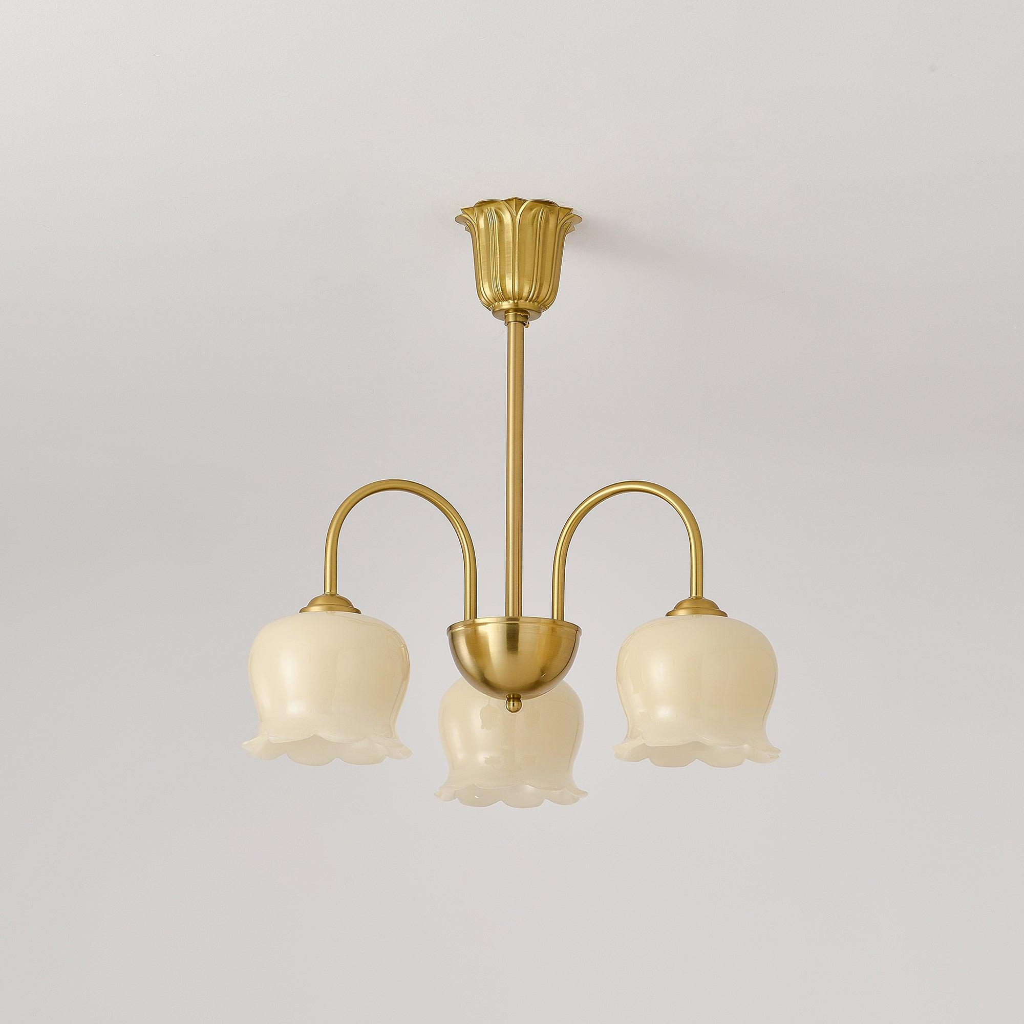Lustra Lustre Laiton Bras Courbé Élégant