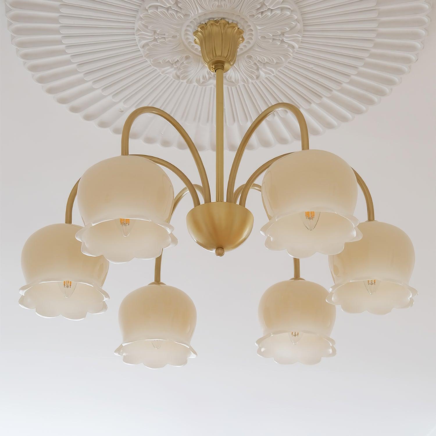 Lustra Lustre Laiton Bras Courbé Élégant