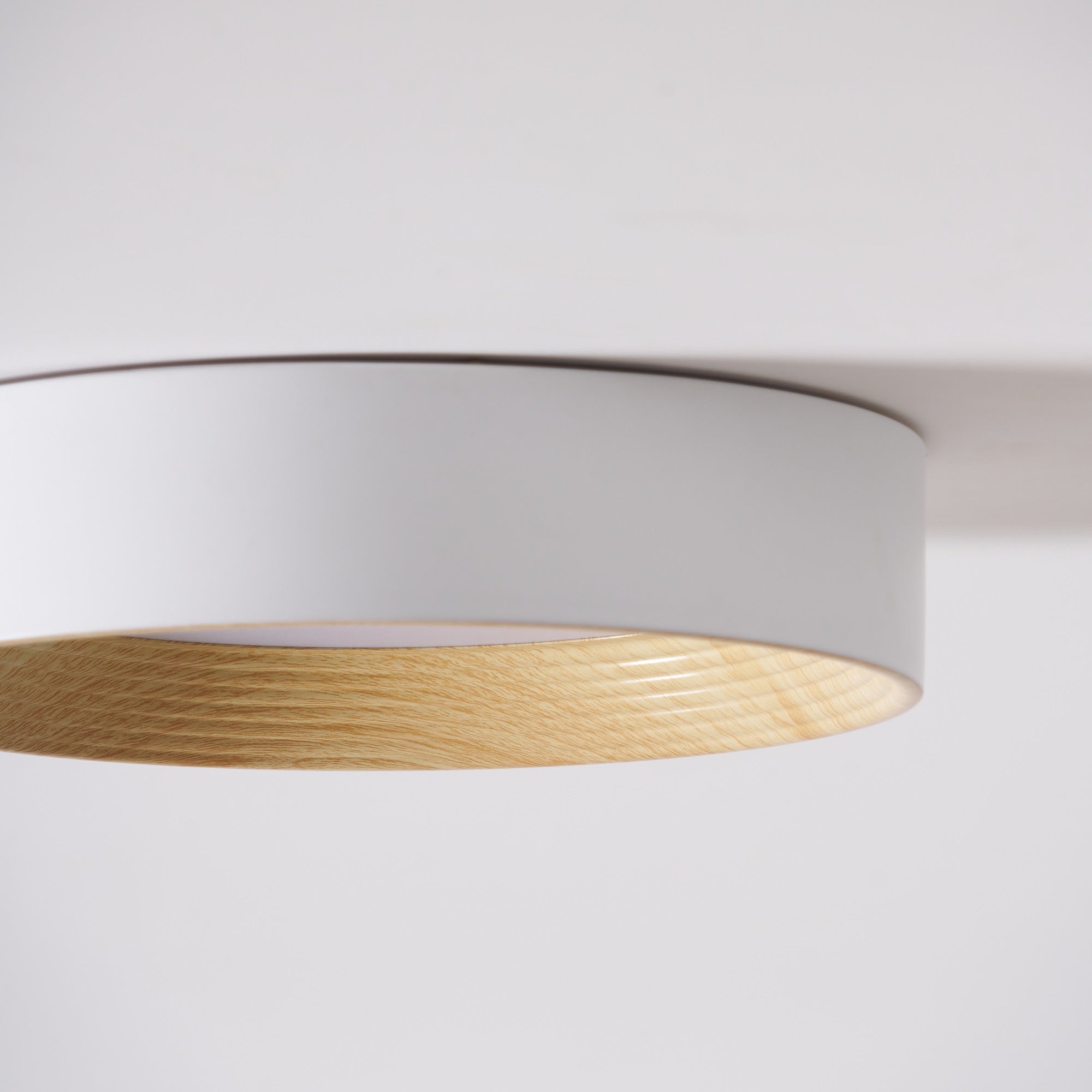 Solara Plafonnier Bois Anneau Minimaliste Réglable