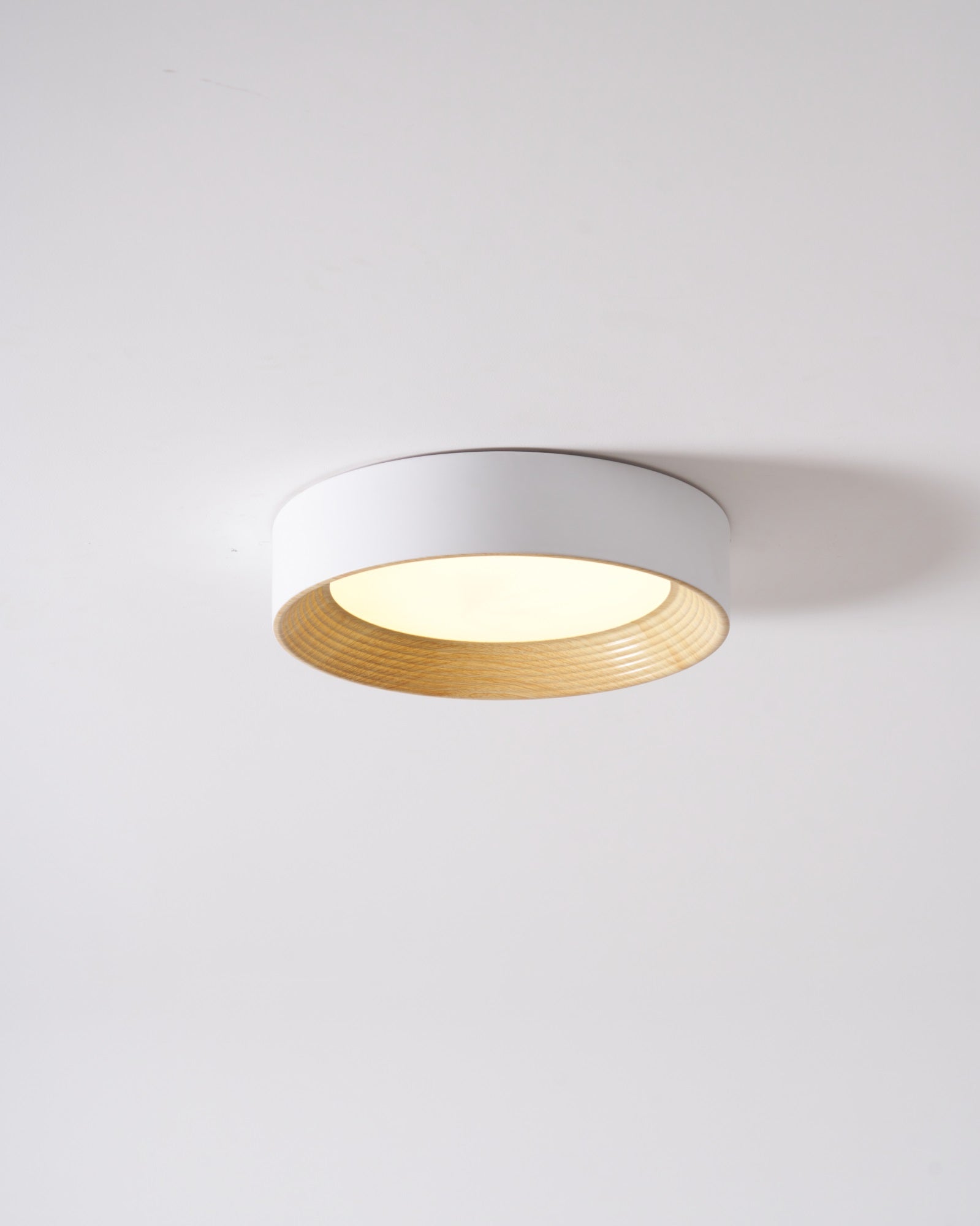Solara Plafonnier Bois Anneau Minimaliste Réglable