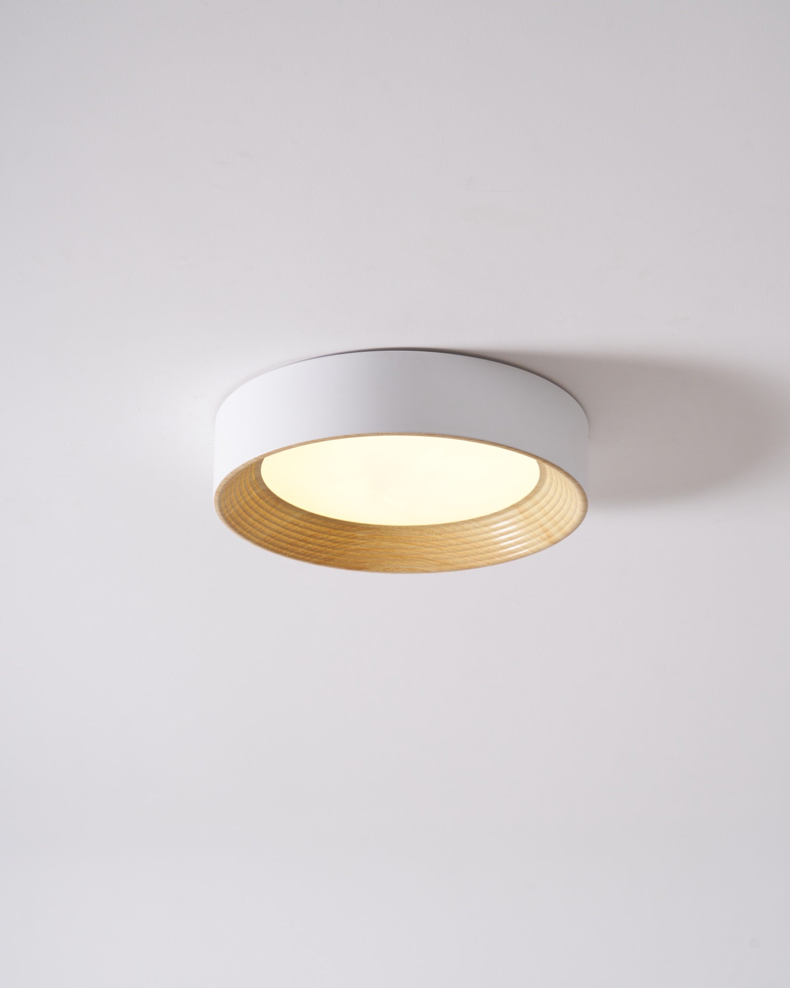 Solara Plafonnier Bois Anneau Minimaliste Réglable