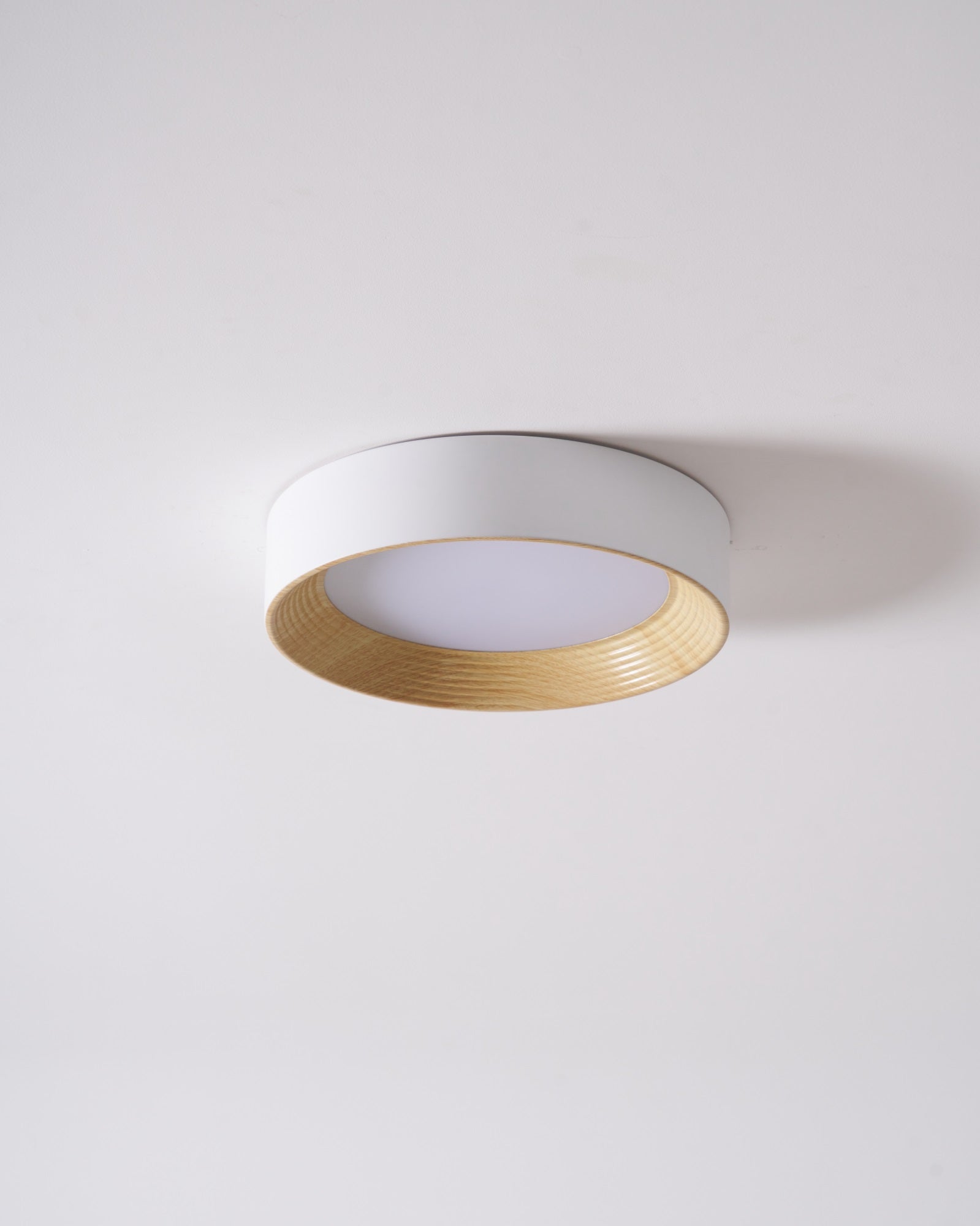 Solara Plafonnier Bois Anneau Minimaliste Réglable