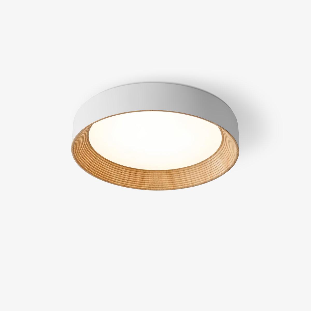 Solara Plafonnier Bois Anneau Minimaliste Réglable