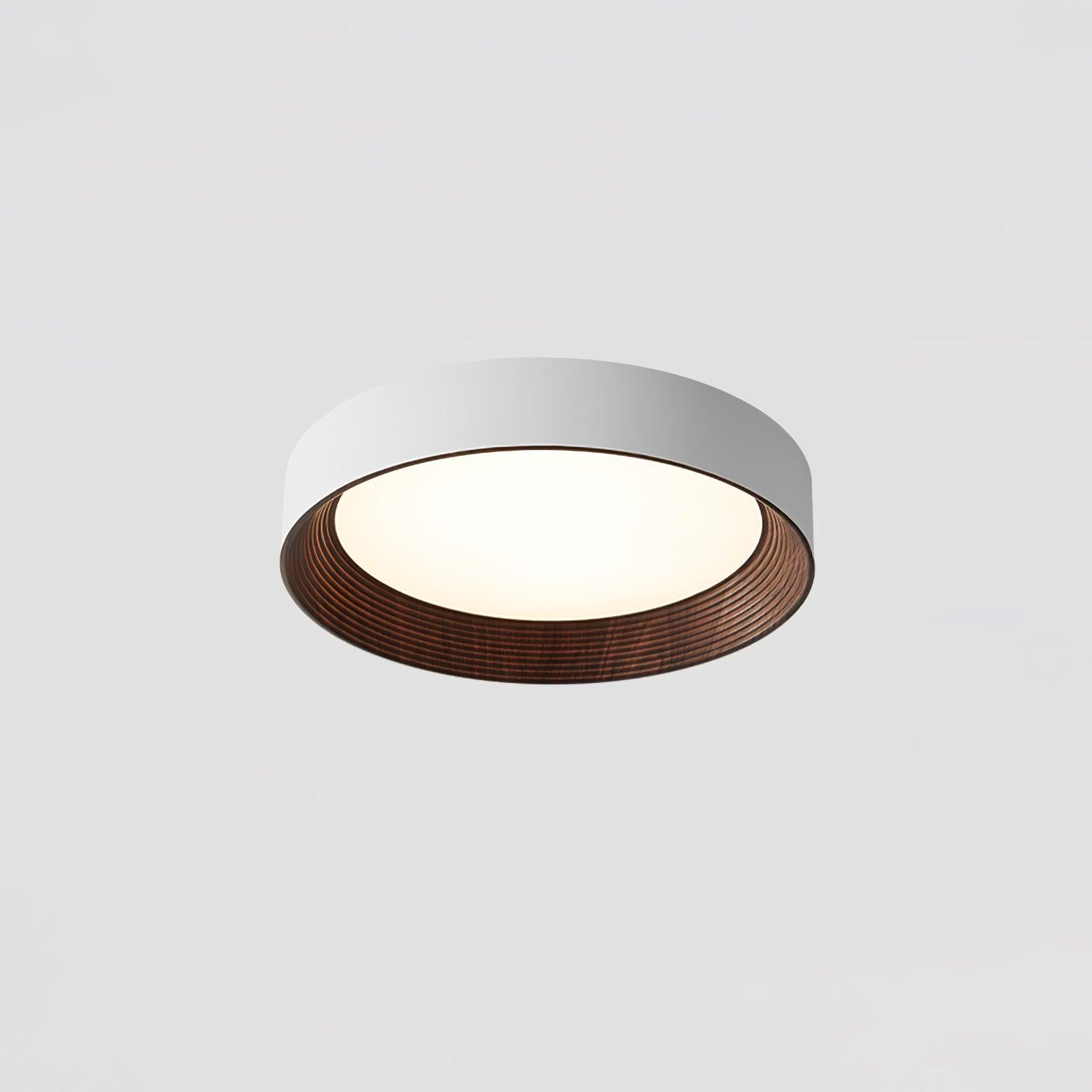 Solara Plafonnier Bois Anneau Minimaliste Réglable