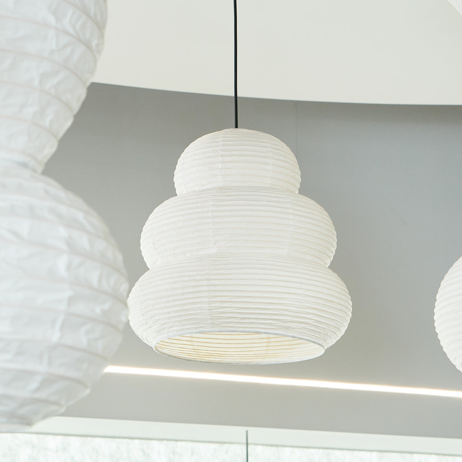 Elthayra Lampe Suspendue Lampe à Lanterne en Bambou Série Naturelle