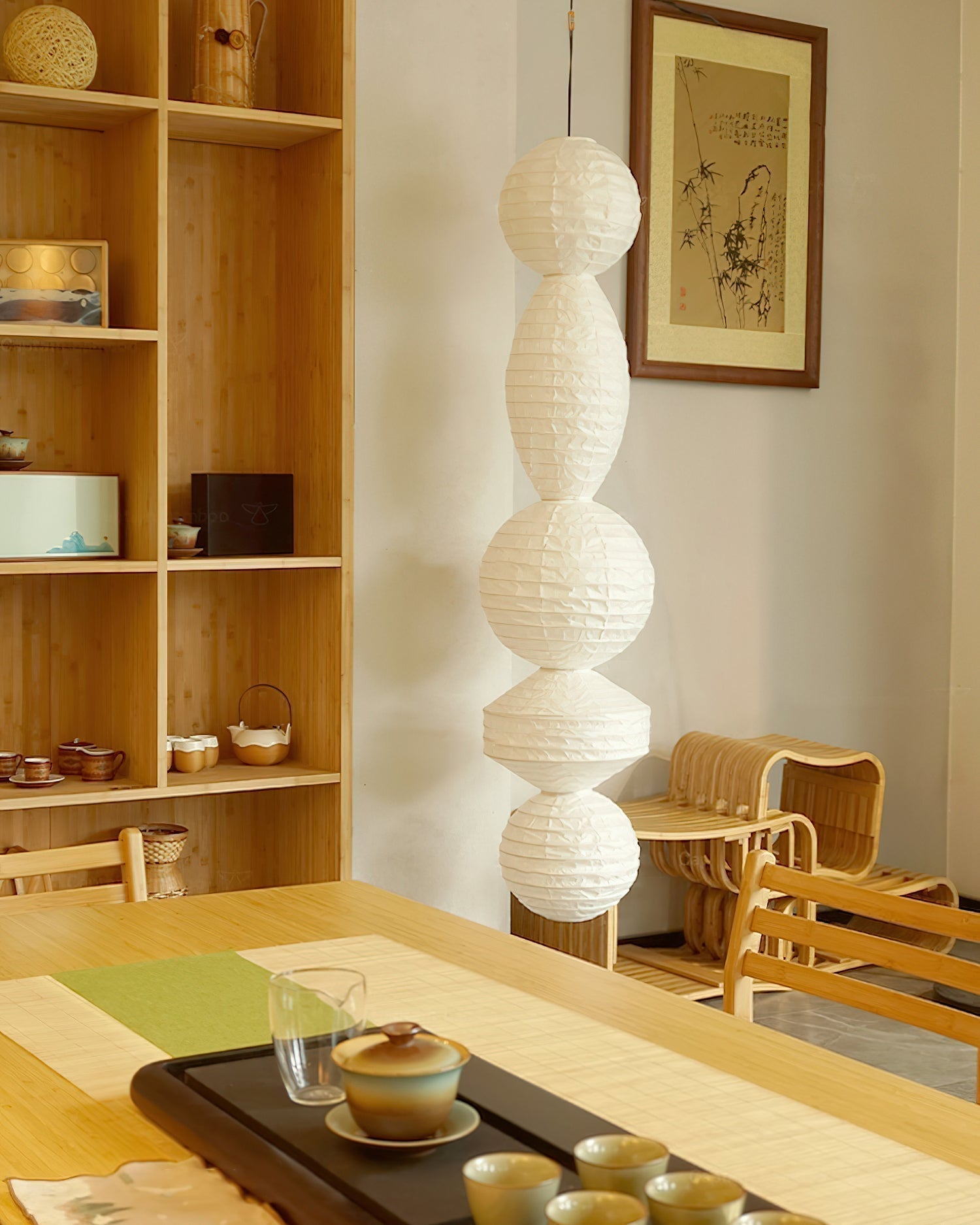 Solara Suspension en Papier Minimaliste