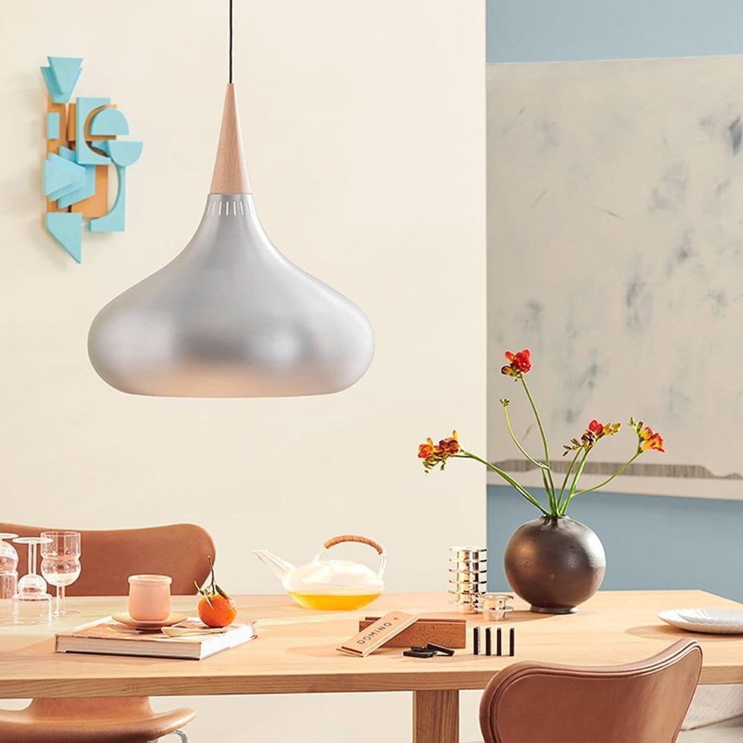 Eldara Suspension Industrielle en Aluminium et Bois