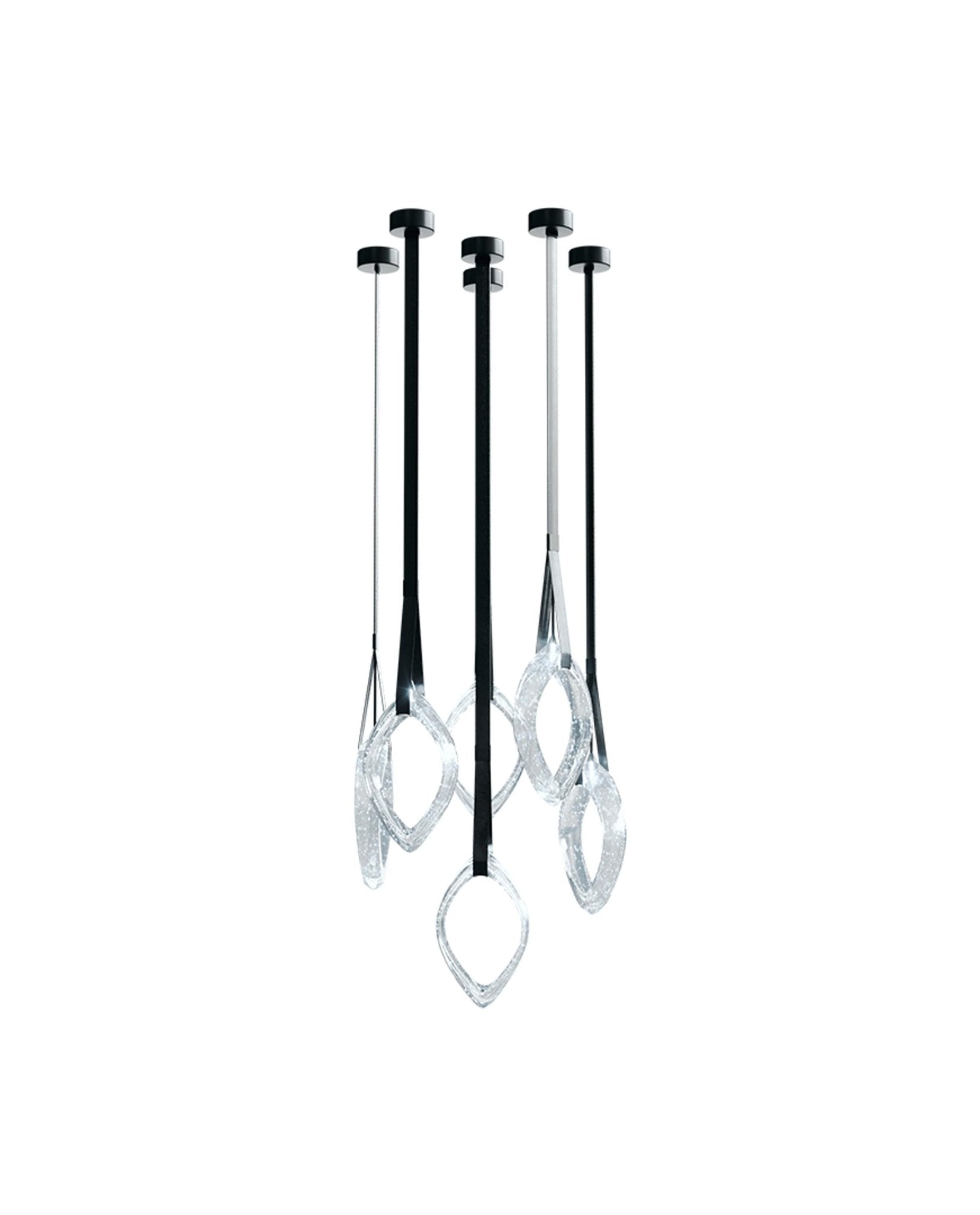 Ivvyne Lustre Moderne et Élégant en Verre