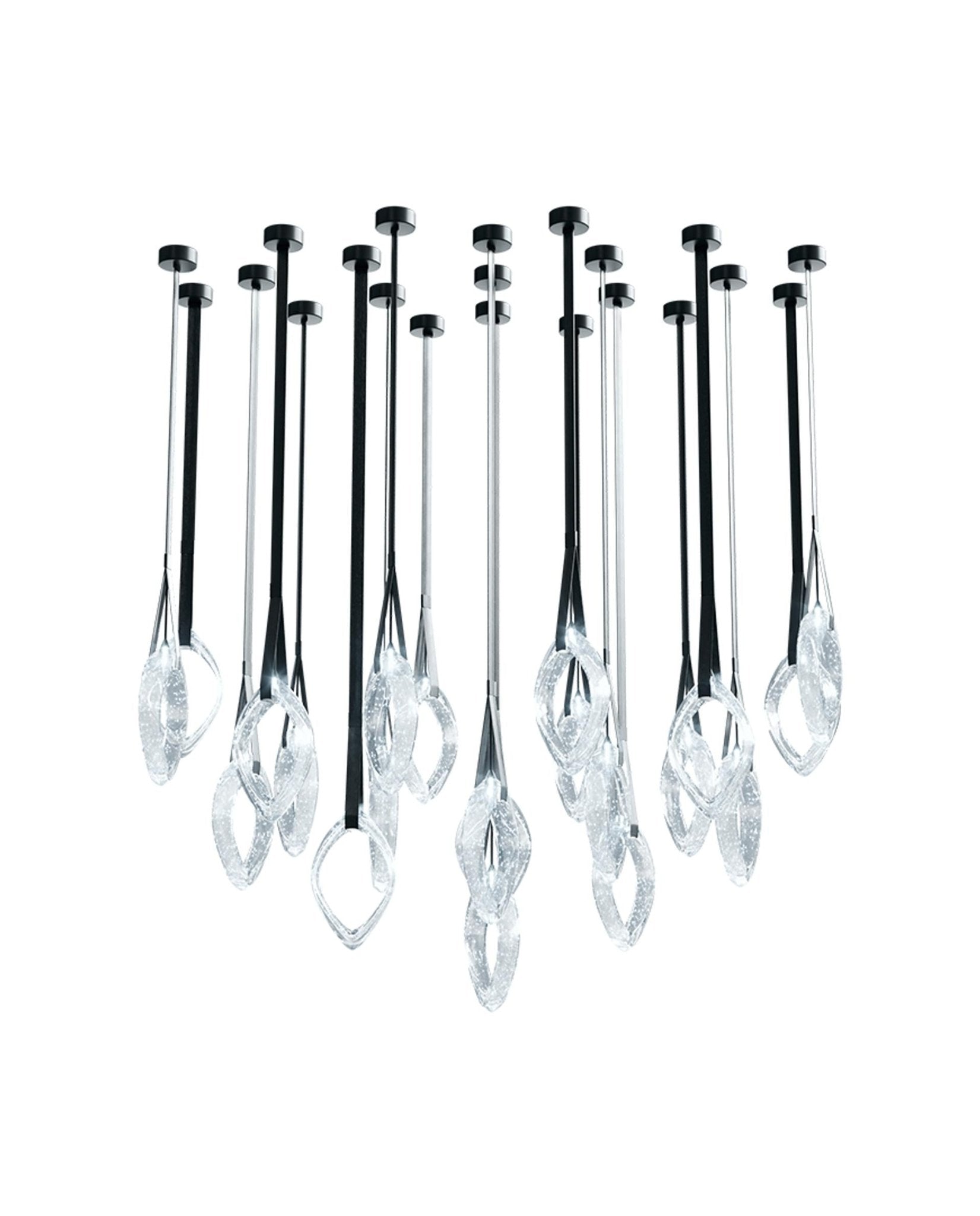 Ivvyne Lustre Moderne et Élégant en Verre