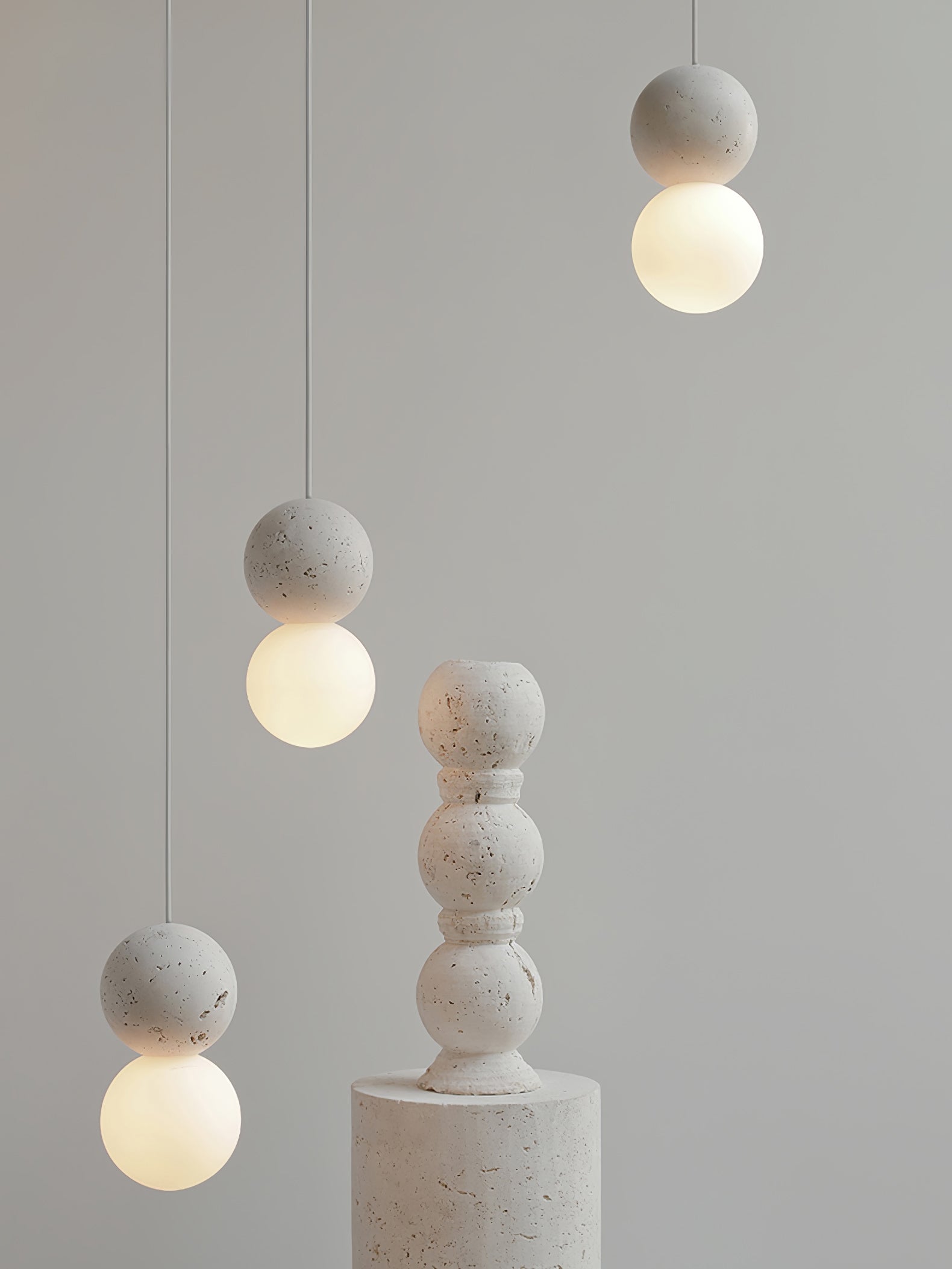 Solvicen Suspension Minimaliste en Ciment