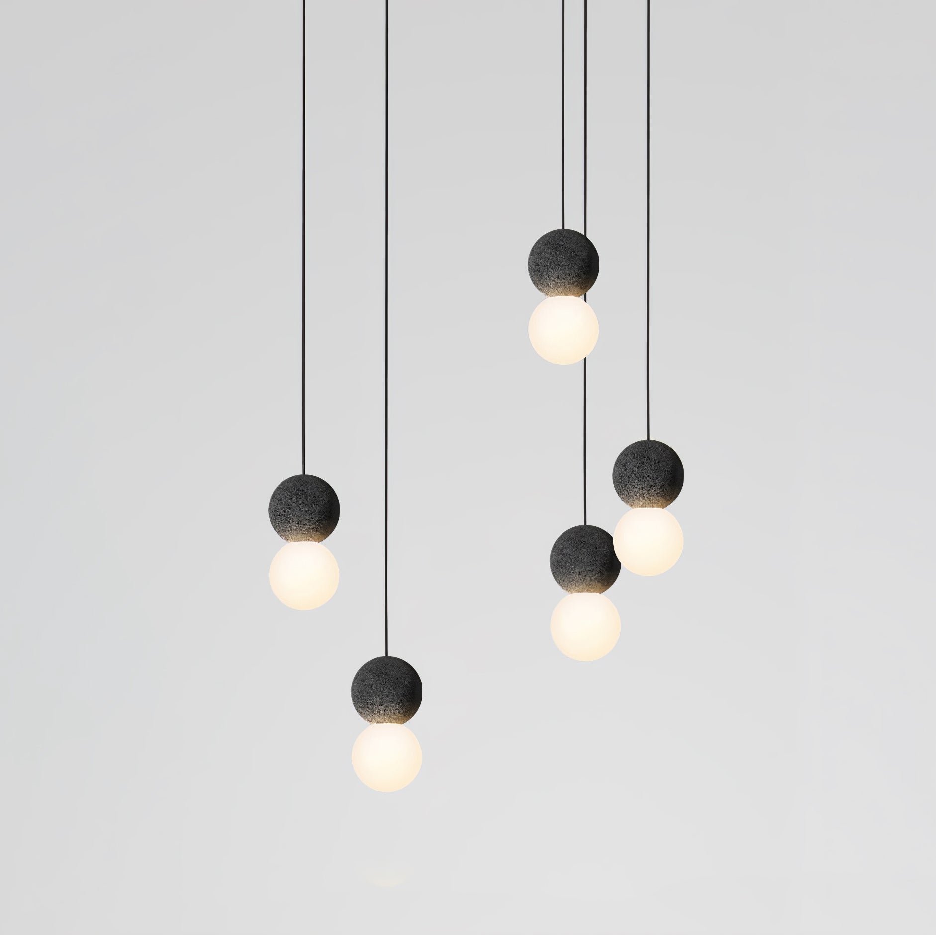 Solvicen Suspension Minimaliste en Ciment