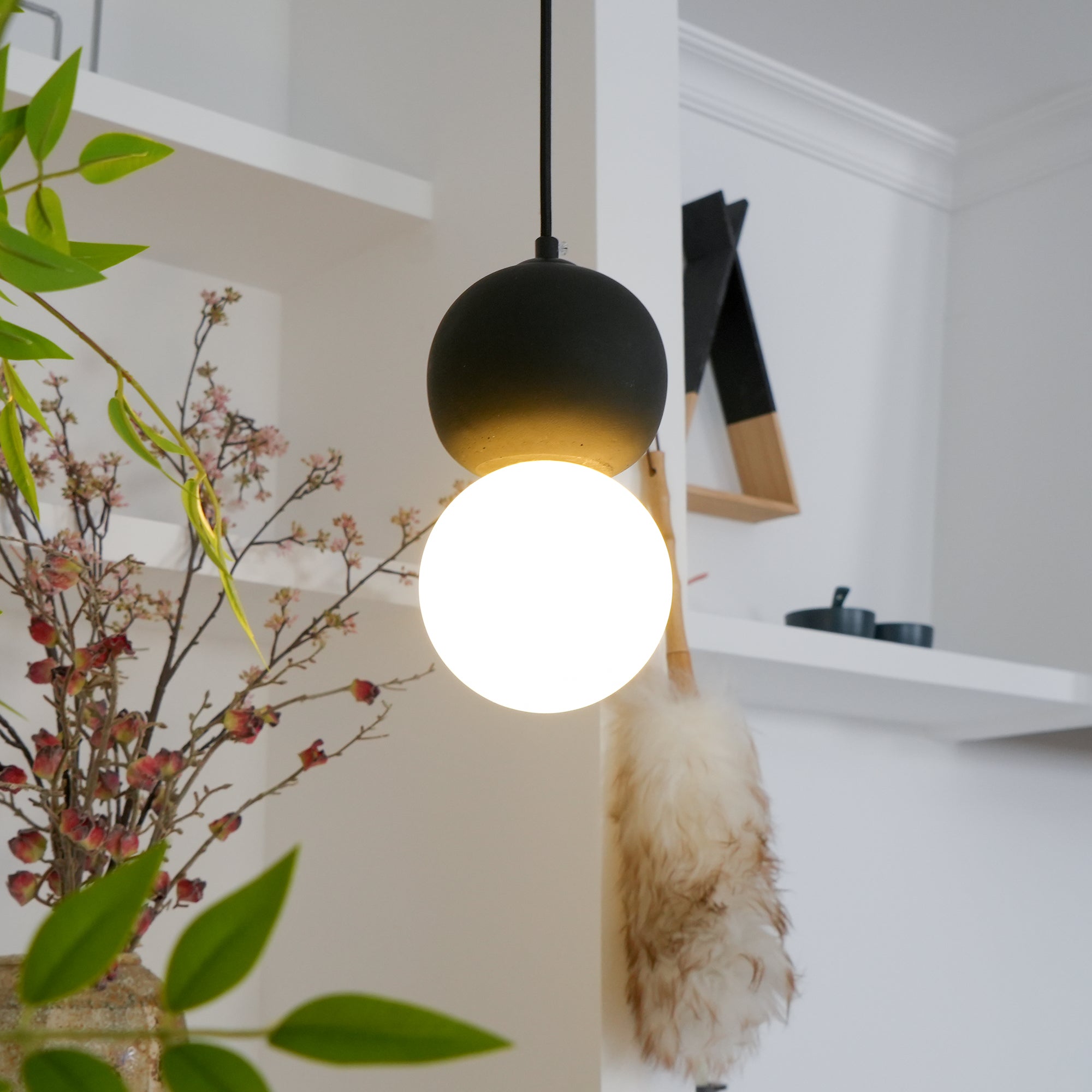 Solvicen Suspension Minimaliste en Ciment