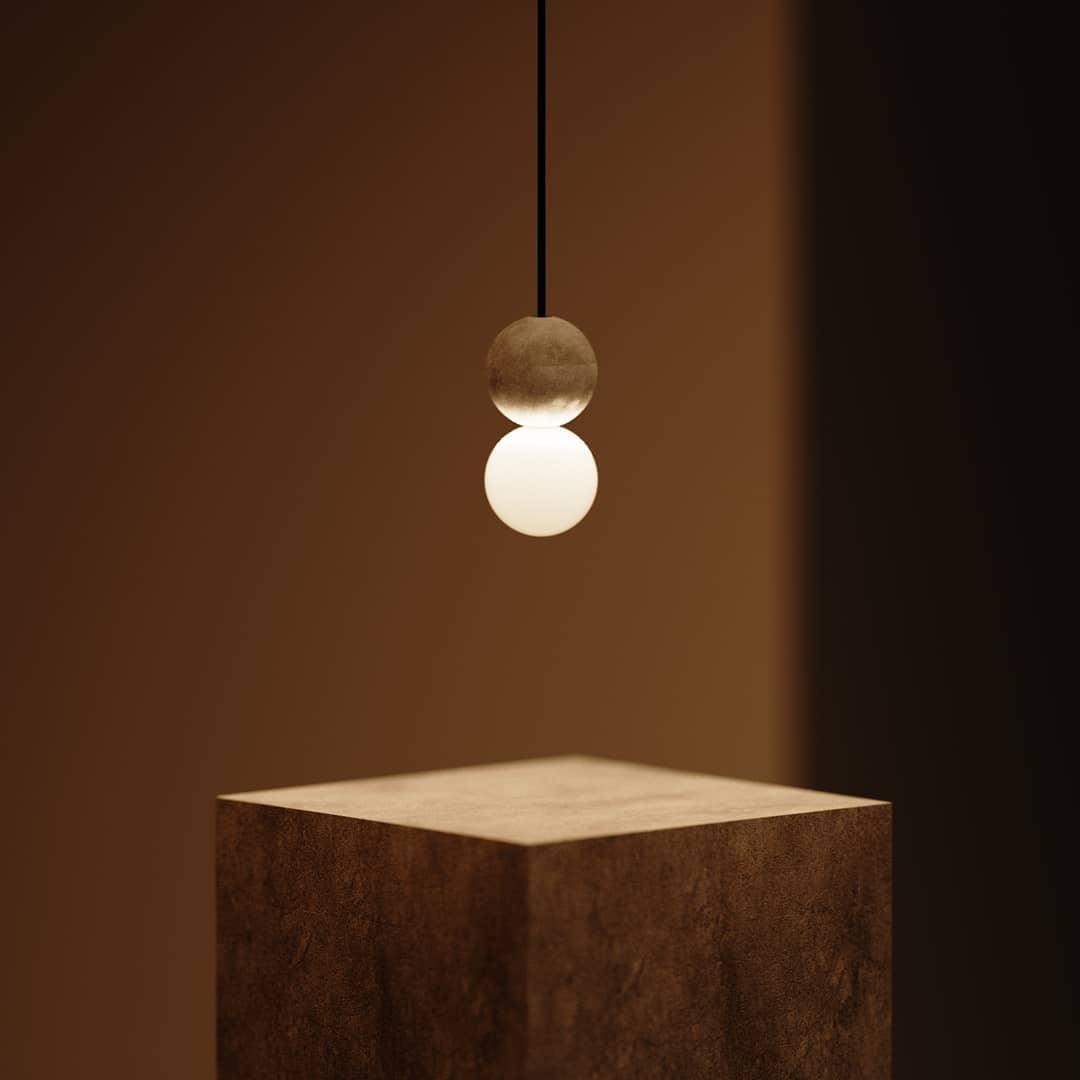Solvicen Suspension Minimaliste en Ciment