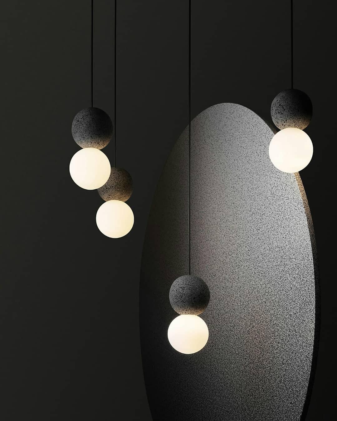 Gemma Suspension Moderne en Ciment