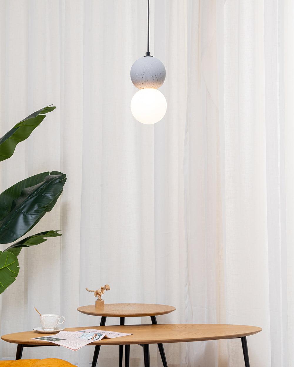 Solvicen Suspension Minimaliste en Ciment