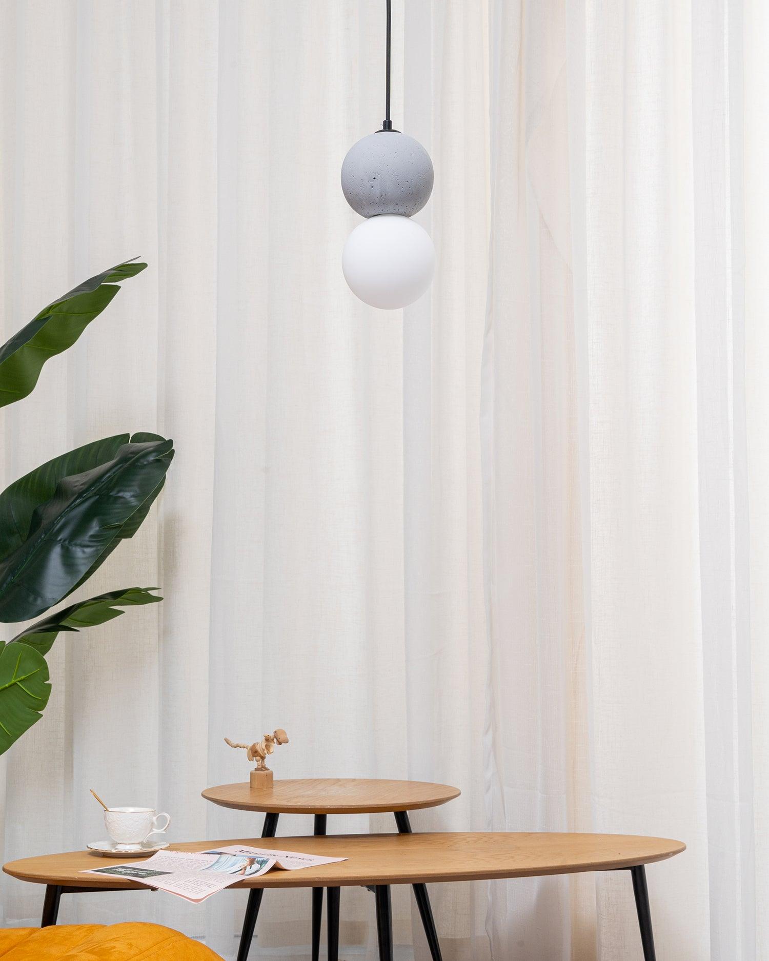 Solvicen Suspension Minimaliste en Ciment