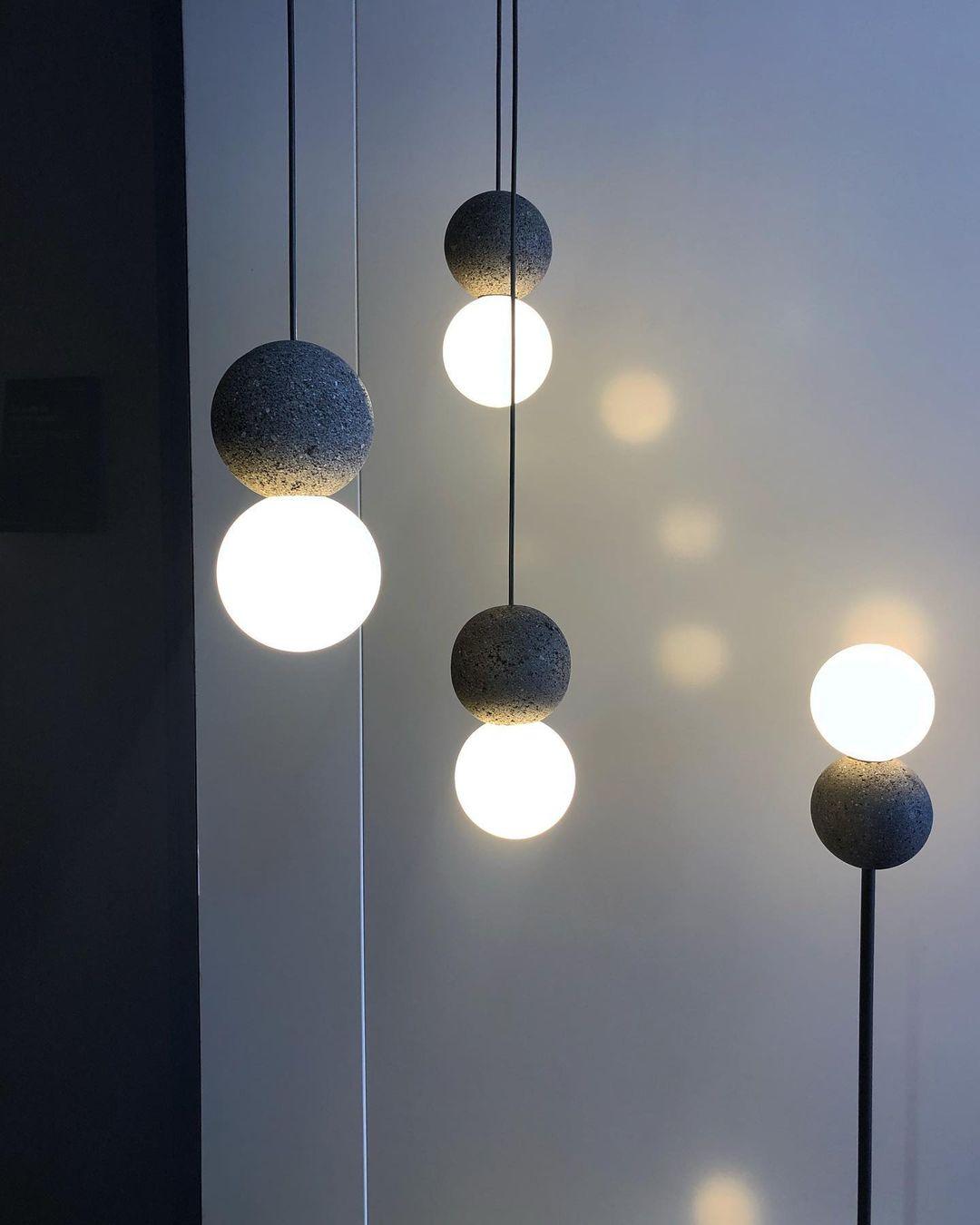 Gemma Suspension Moderne en Ciment