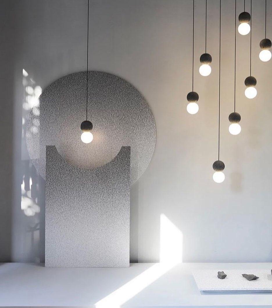 Solvicen Suspension Minimaliste en Ciment