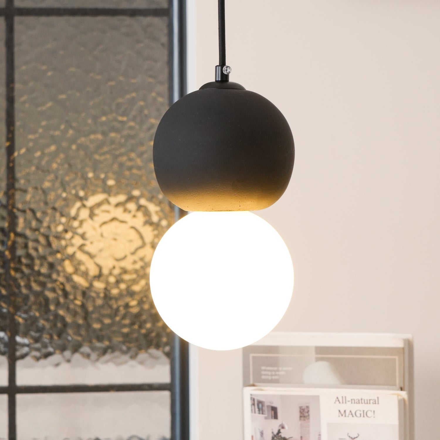 Solvicen Suspension Minimaliste en Ciment