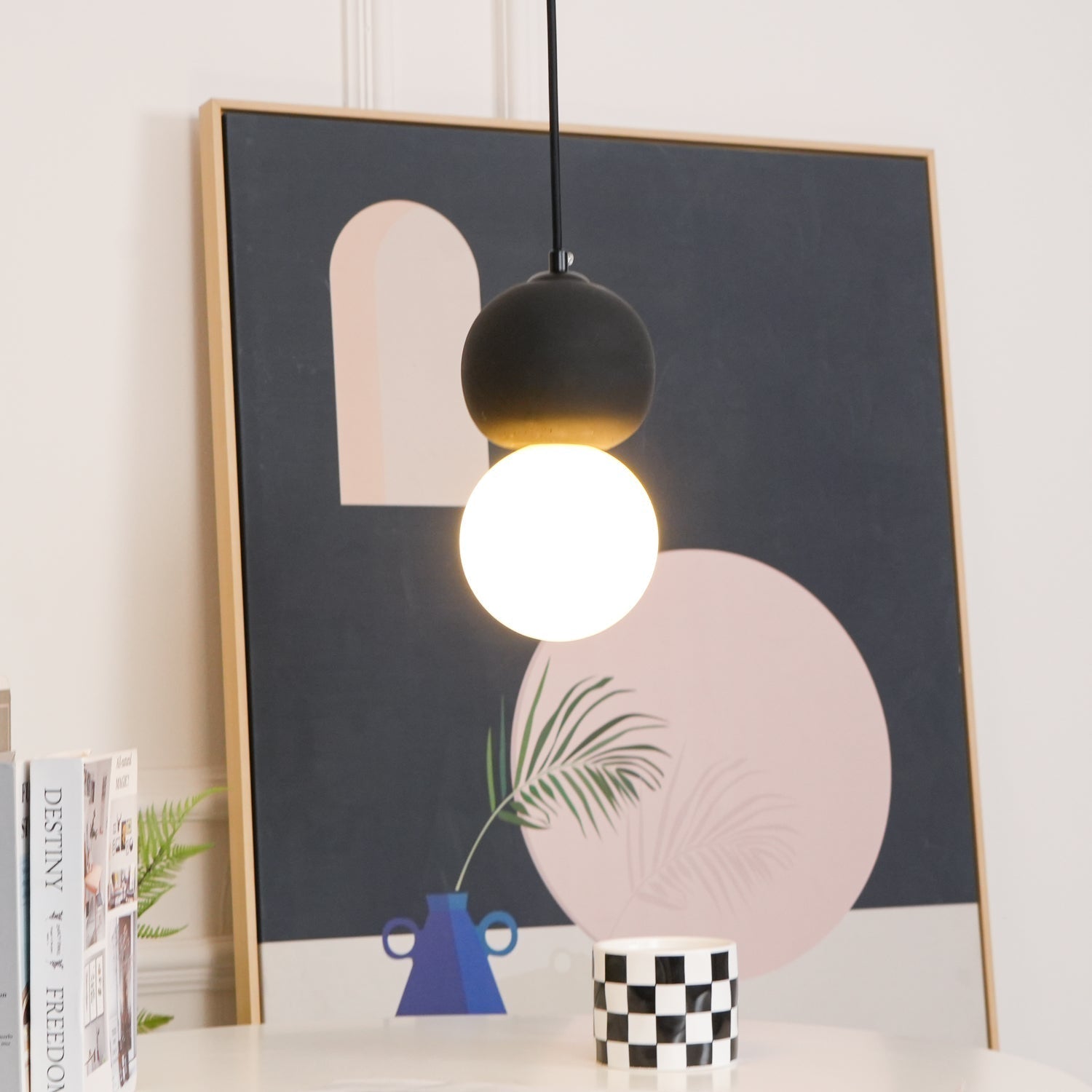 Solvicen Suspension Minimaliste en Ciment