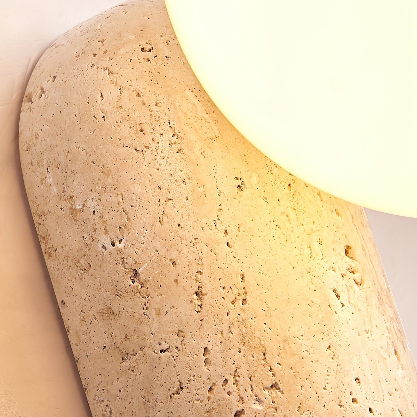 Colaeira Applique Murale Moderne Minimaliste en Travertin