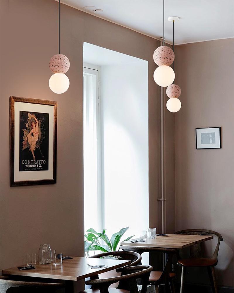 Solvicen Suspension Minimaliste en Ciment