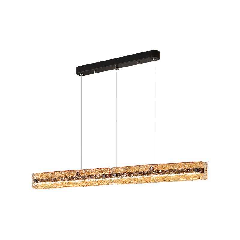 Avnorira Suspension Linéaire en Verre Minimaliste