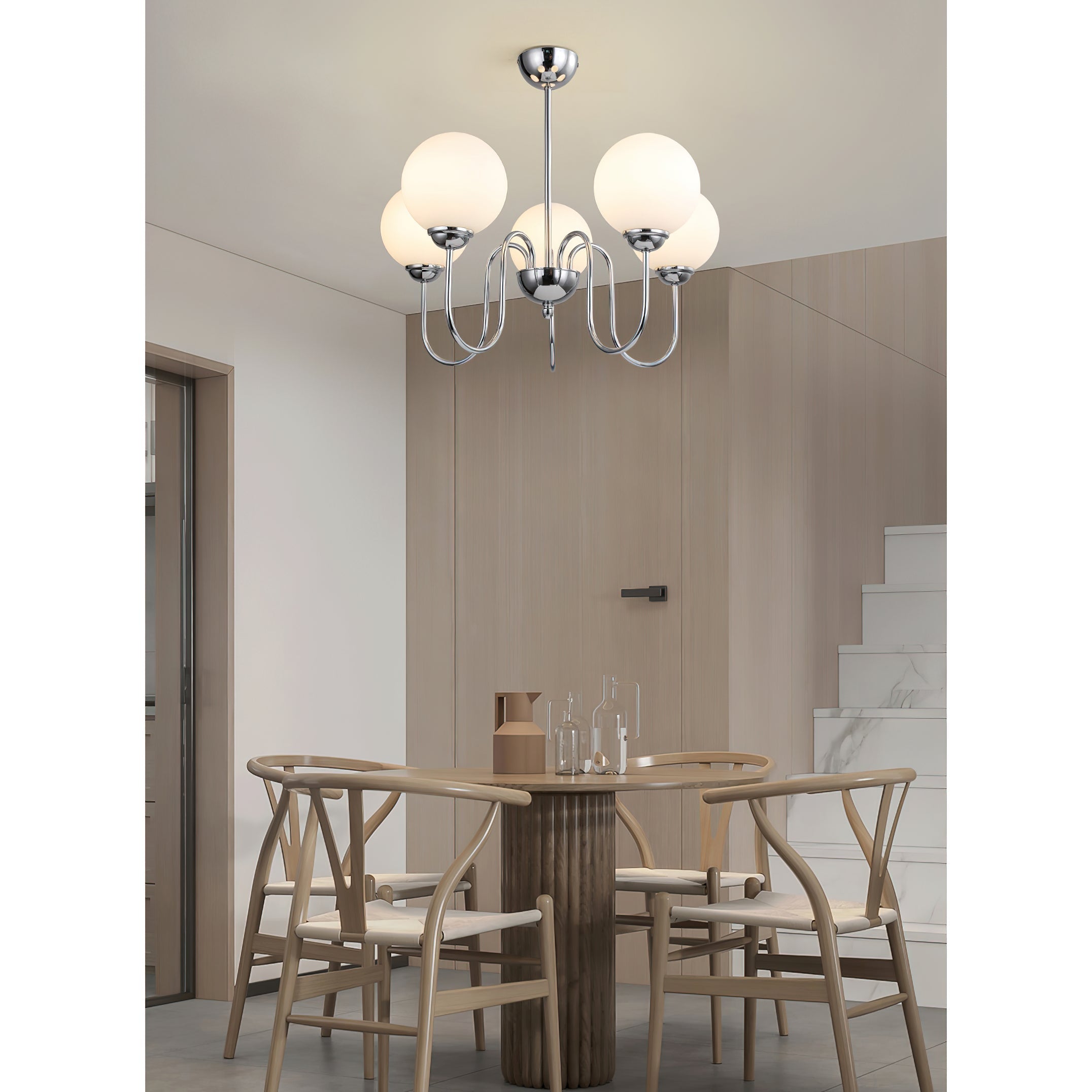 Lldorel Lustre en Verre et Laiton Nordique Haut de Gamme
