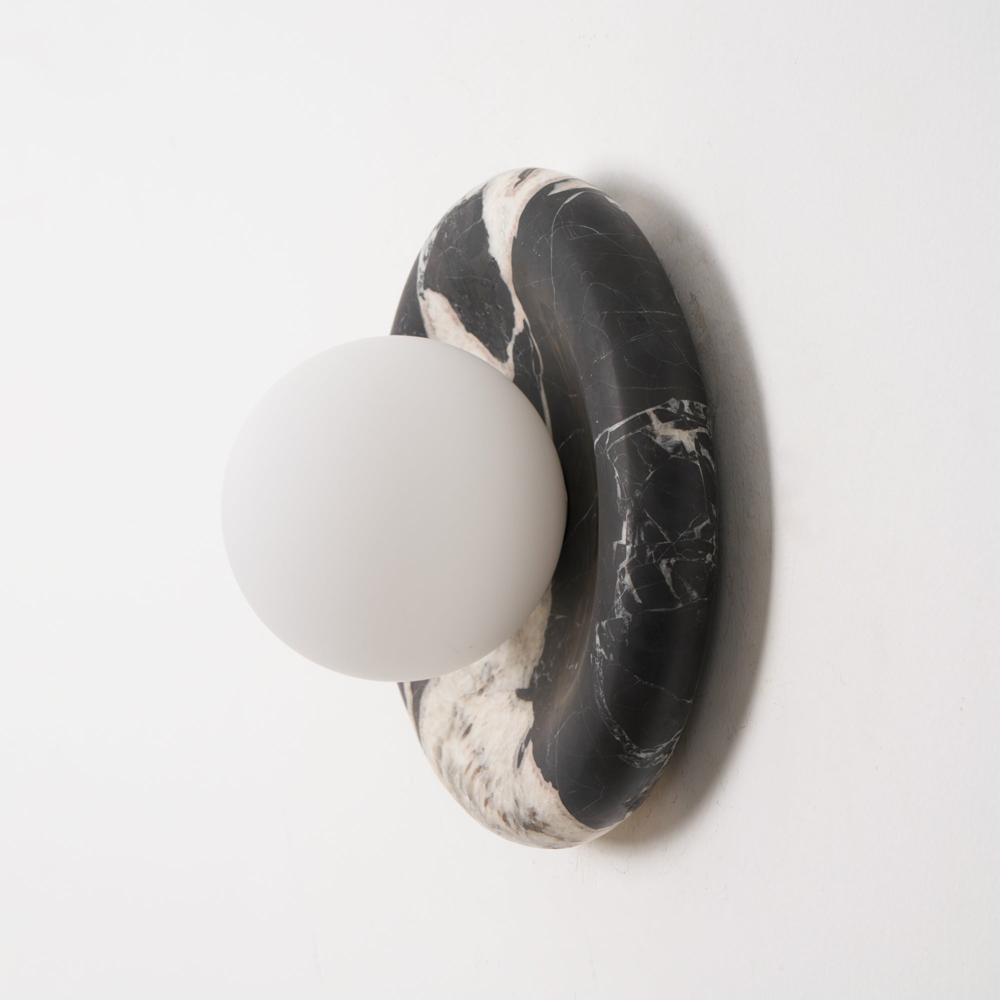 Uvinos Applique Murale Moderne Minimaliste en Marbre Noir