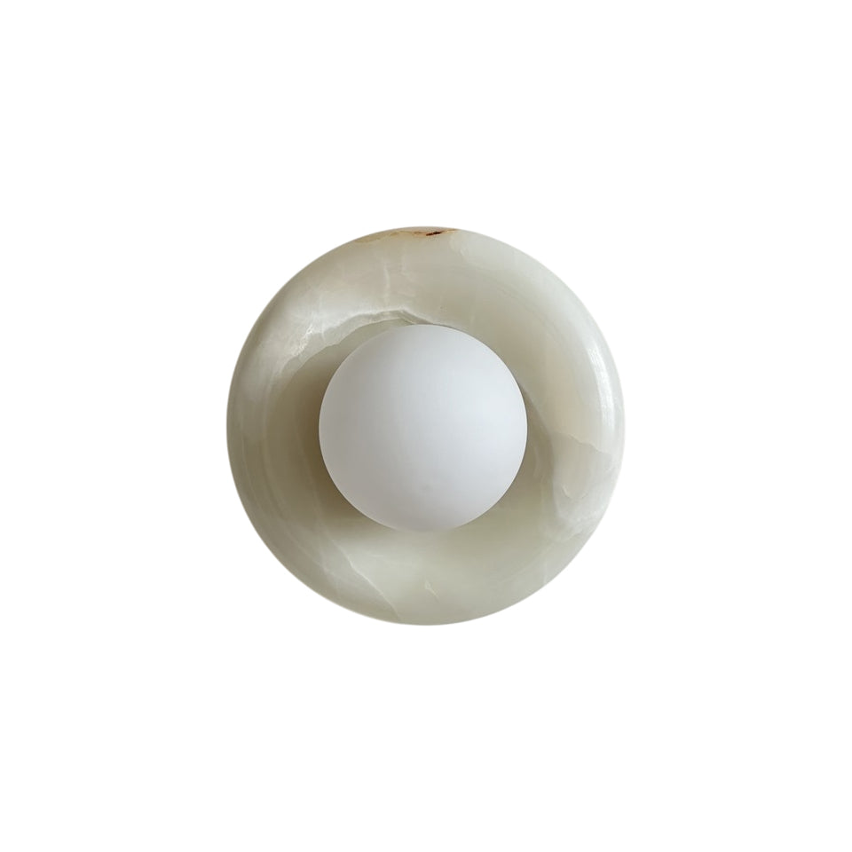 Aursilos Applique Murale Verre Jade Blanc Art Nordique Premium