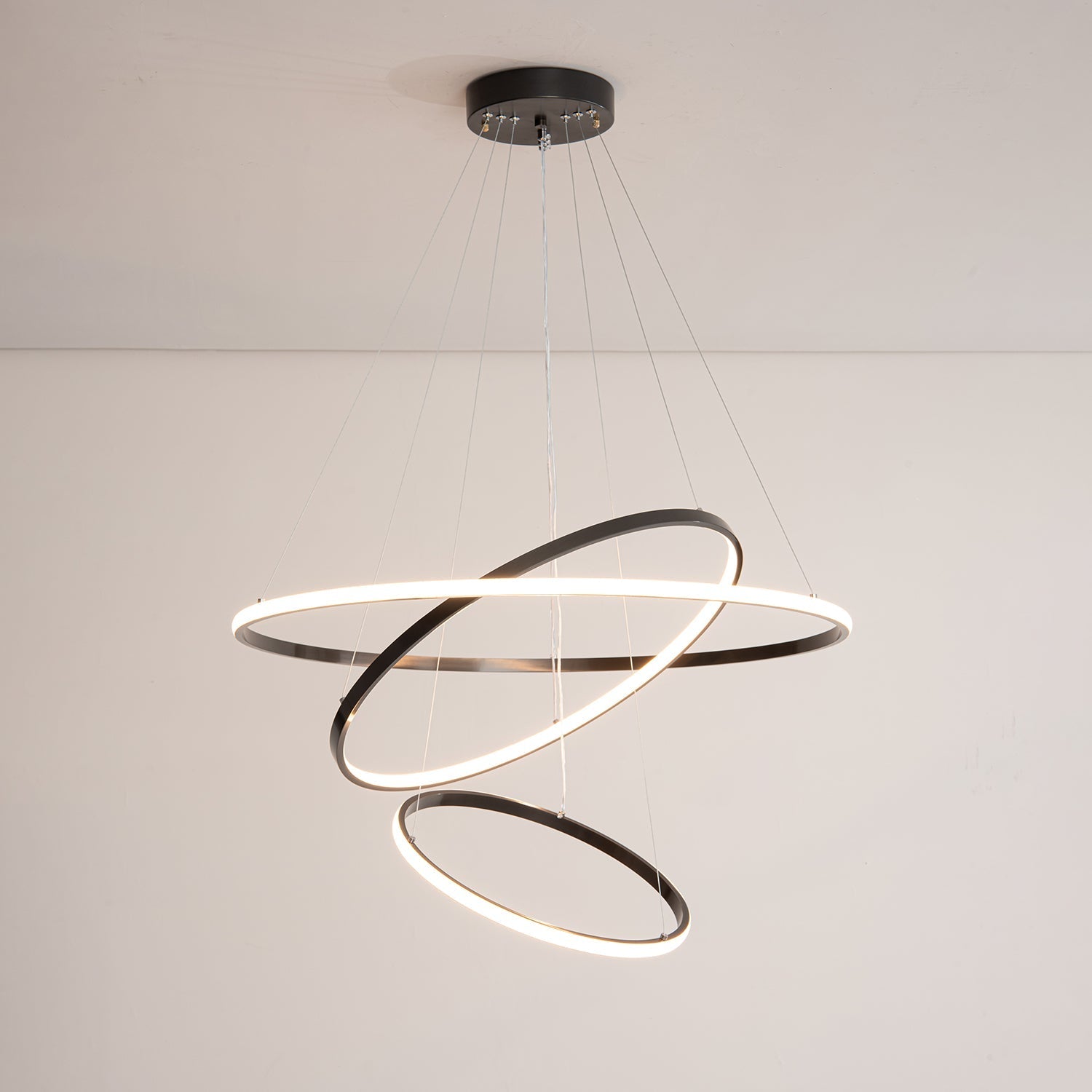 Arthaila Lustre Anneaux Modernes Minimalistes en Laiton