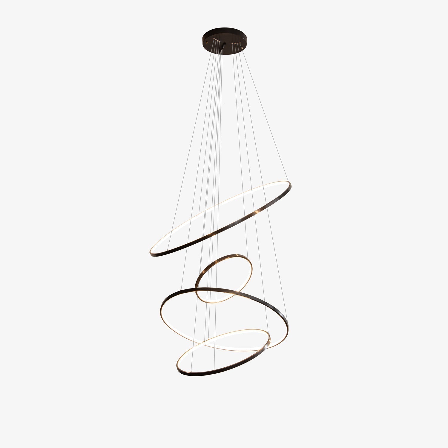 Arthaila Lustre Anneaux Modernes Minimalistes en Laiton