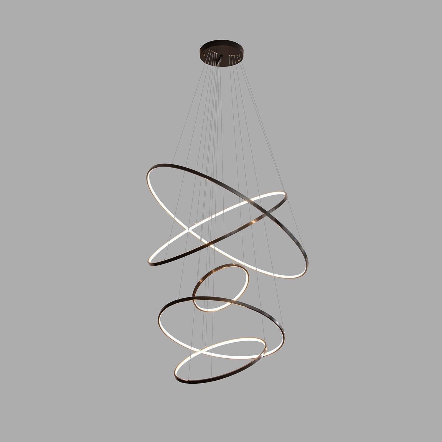 Arthaila Lustre Anneaux Modernes Minimalistes en Laiton