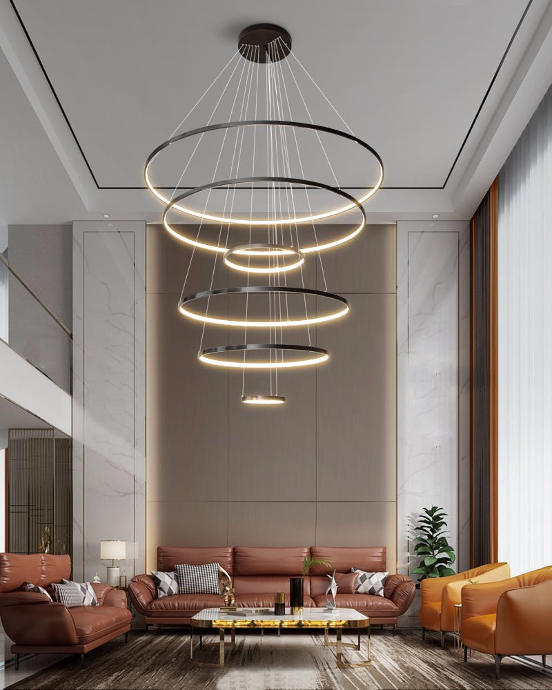 Arthaila Lustre Anneaux Modernes Minimalistes en Laiton