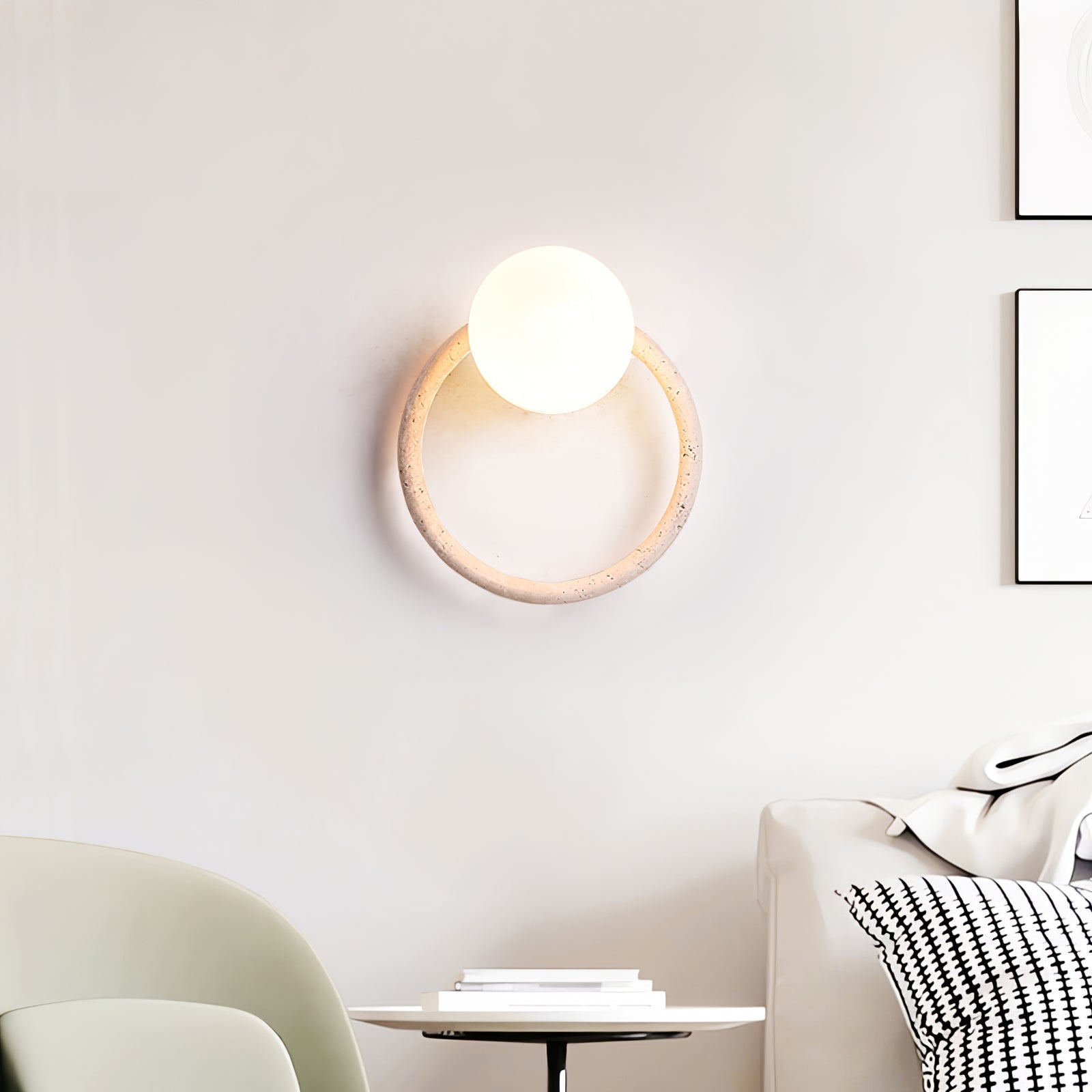 Idoryra Applique Murale Moderne en Travertin