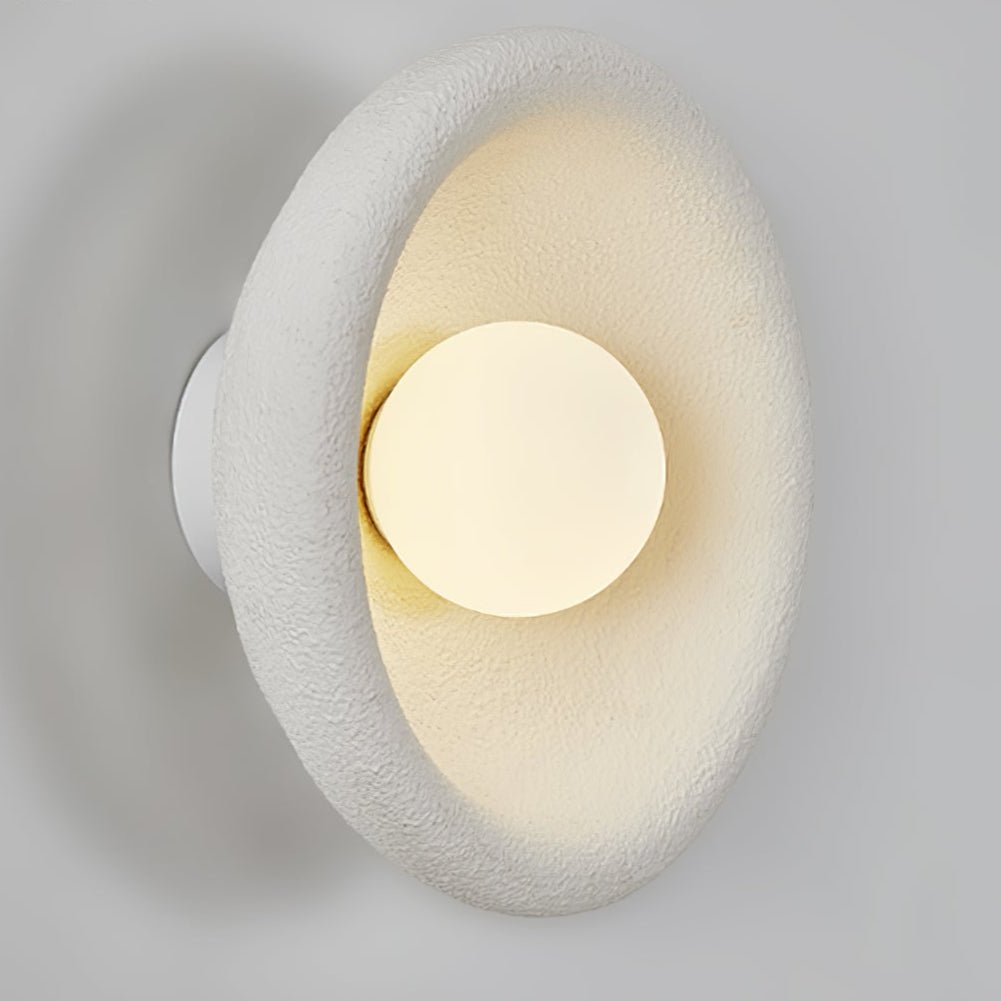 Evvinora Applique Murale Minimaliste Halo en Verre