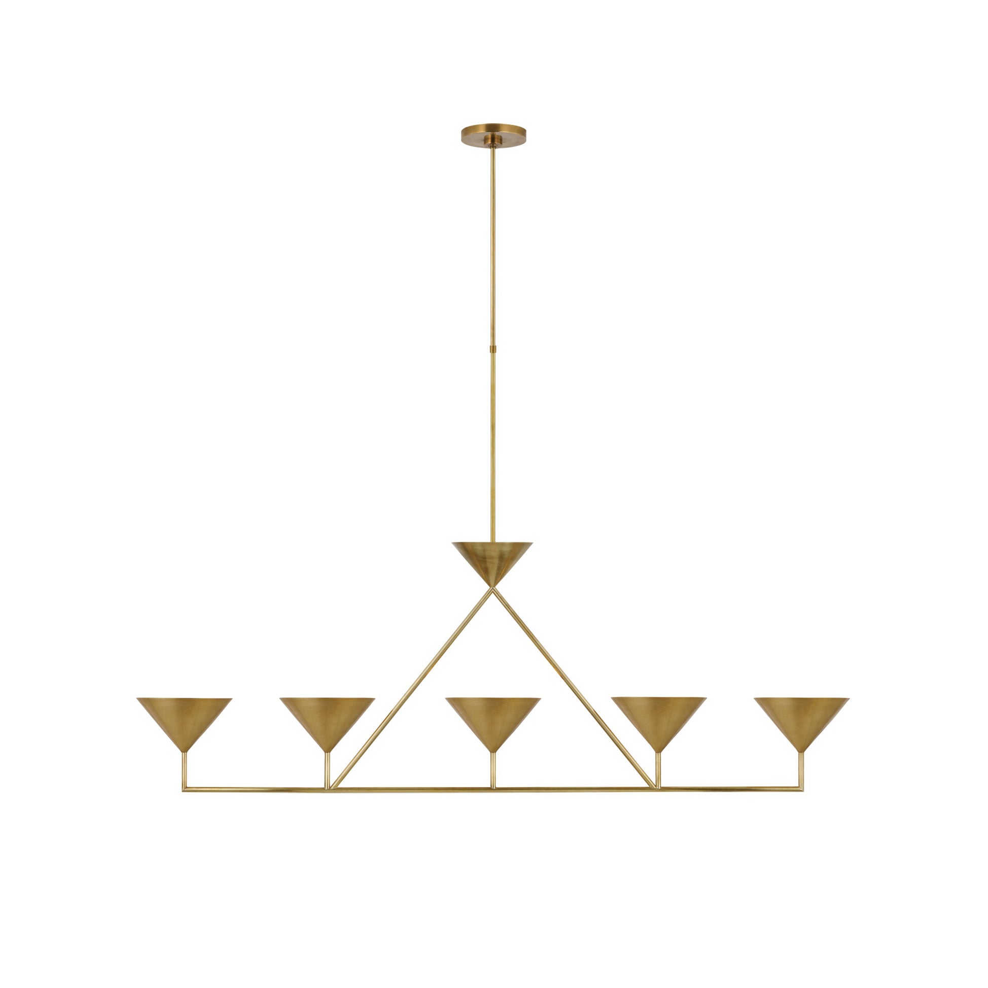 Ulveleth Lustre Métal Linéaire Minimaliste Moderne