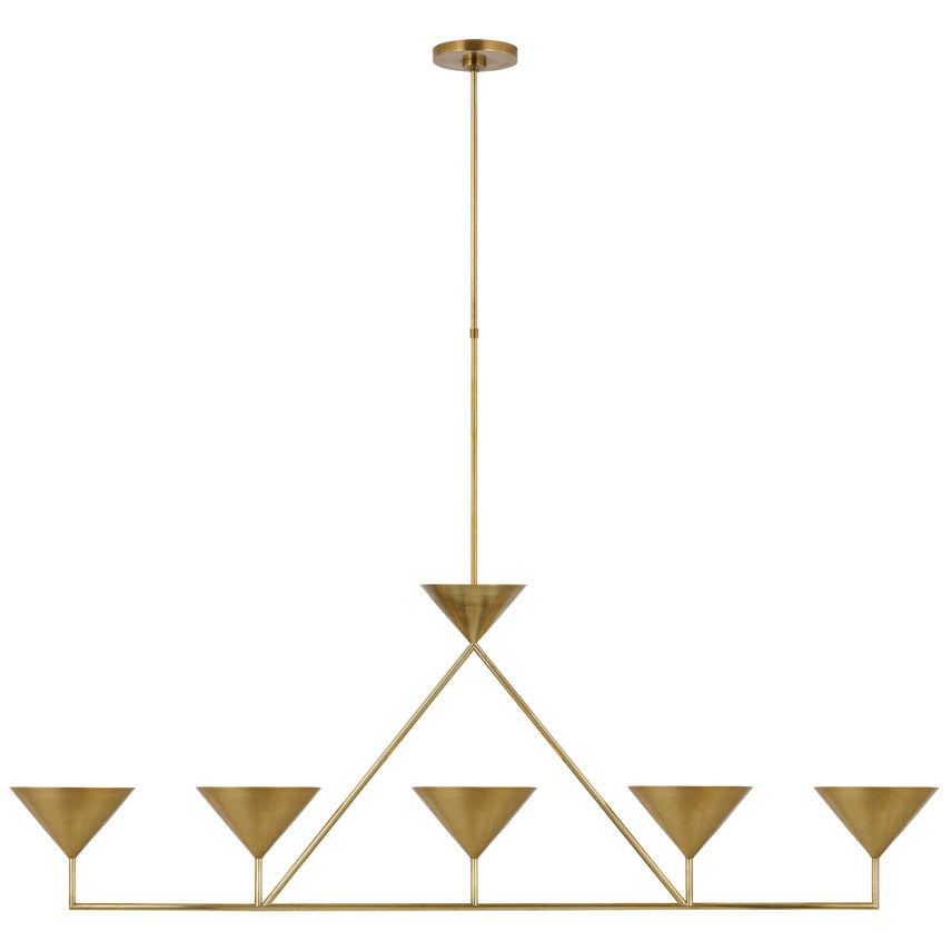 Ulveleth Lustre Métal Linéaire Minimaliste Moderne