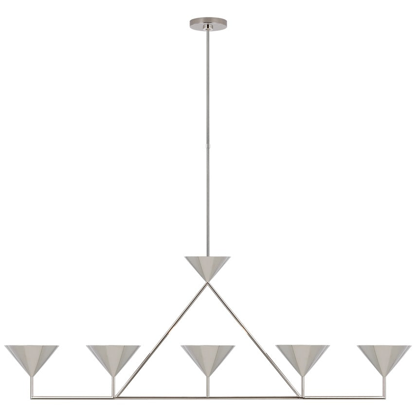 Ulveleth Lustre Métal Linéaire Minimaliste Moderne