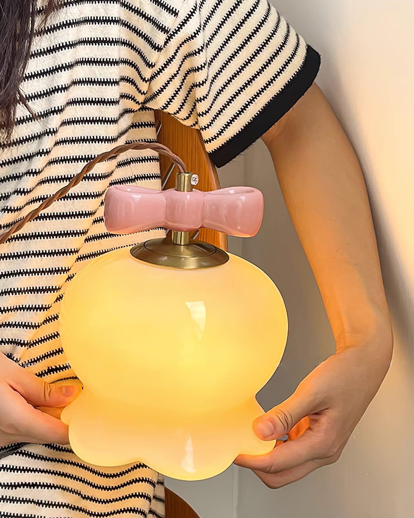 Orto Suspension Cloches de Fleurs avec Nœud