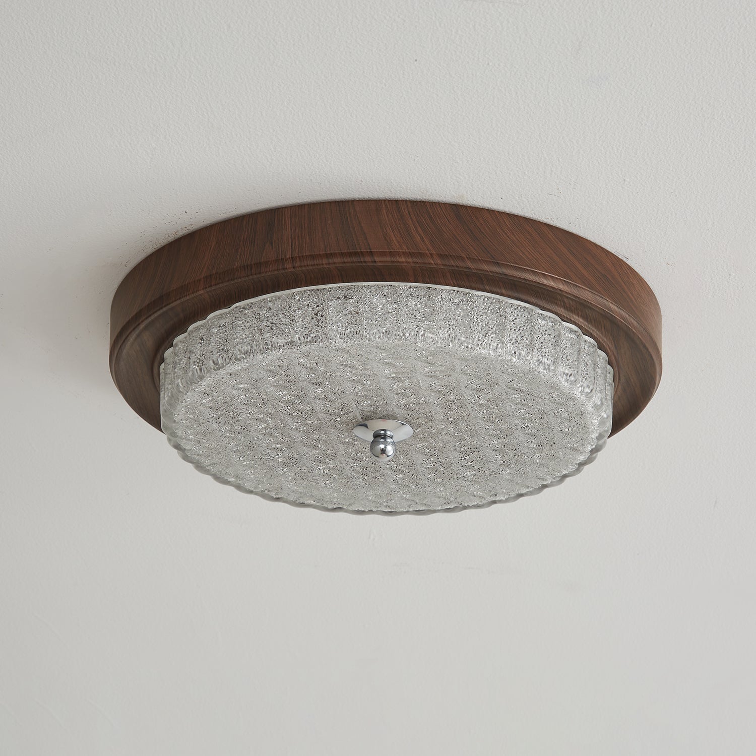 Nyshair Plafonnier en Verre Minimaliste Moderne
