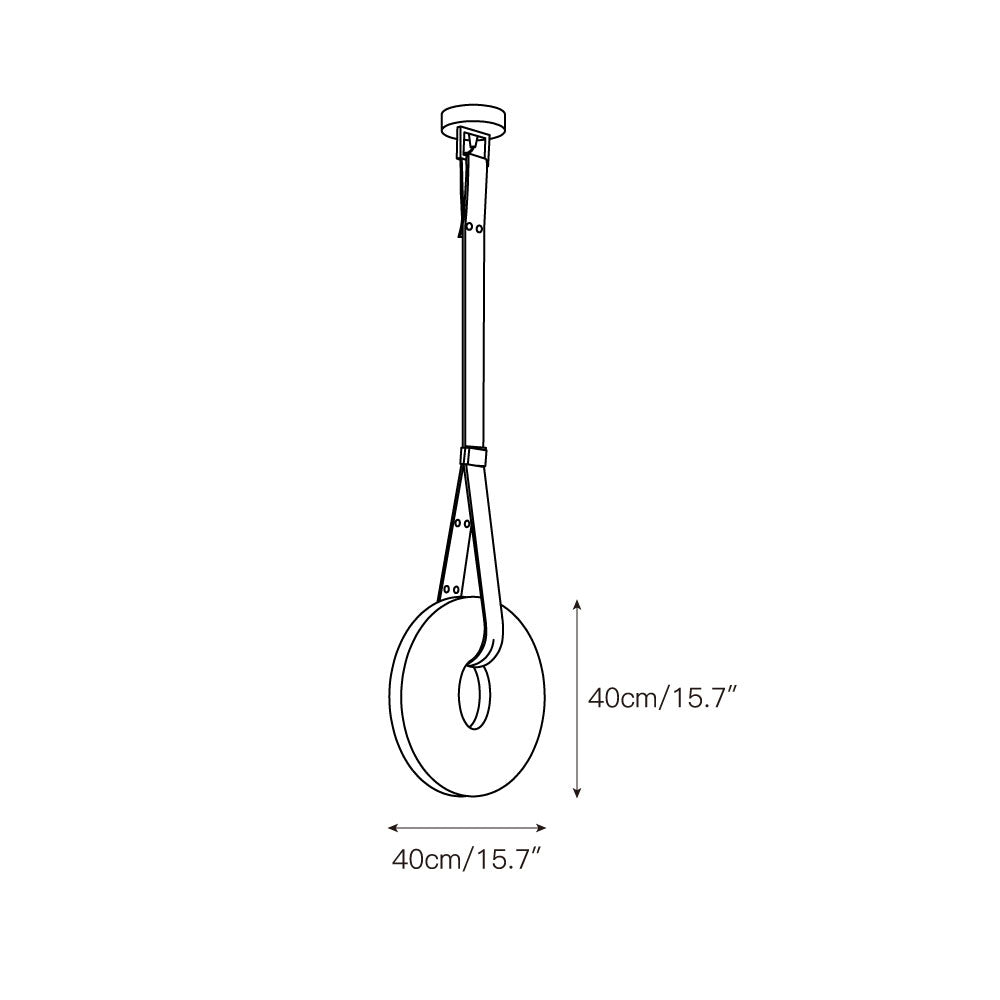 Aurtala Suspension Albâtre Art Nordique Premium