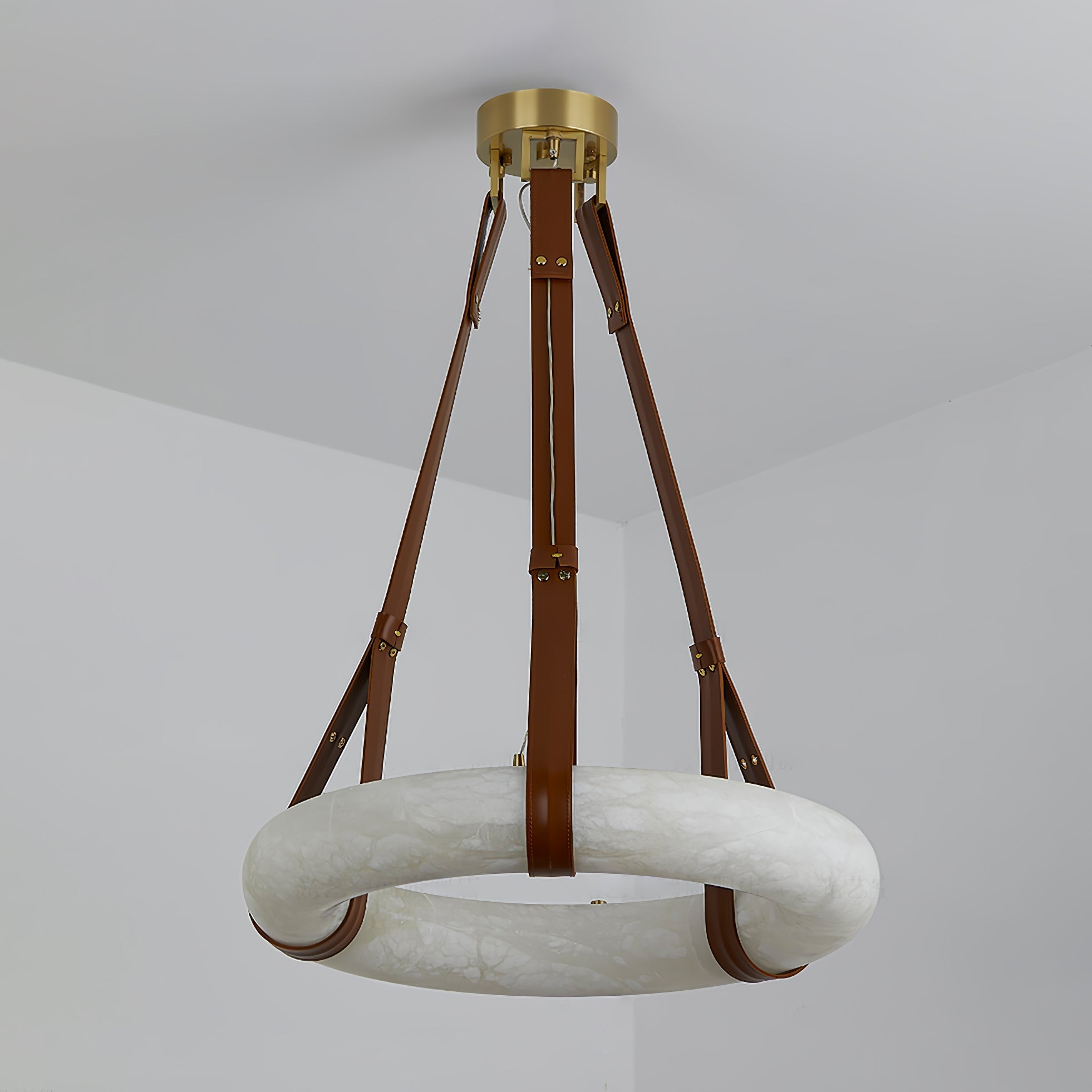 Mydorira Lustre Laiton Albâtre Élégance Premium