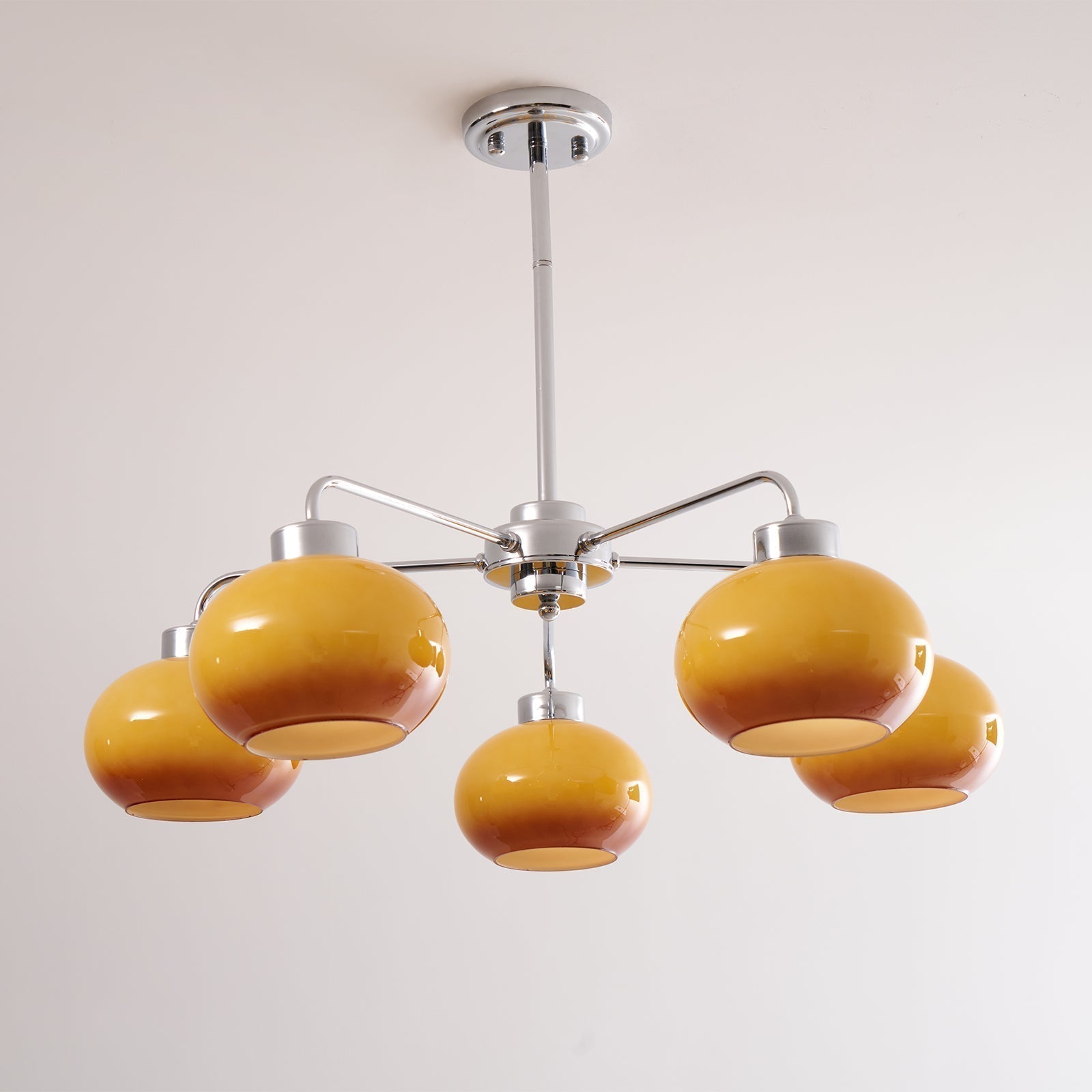 Lustra Lustre Géométrique en Verre