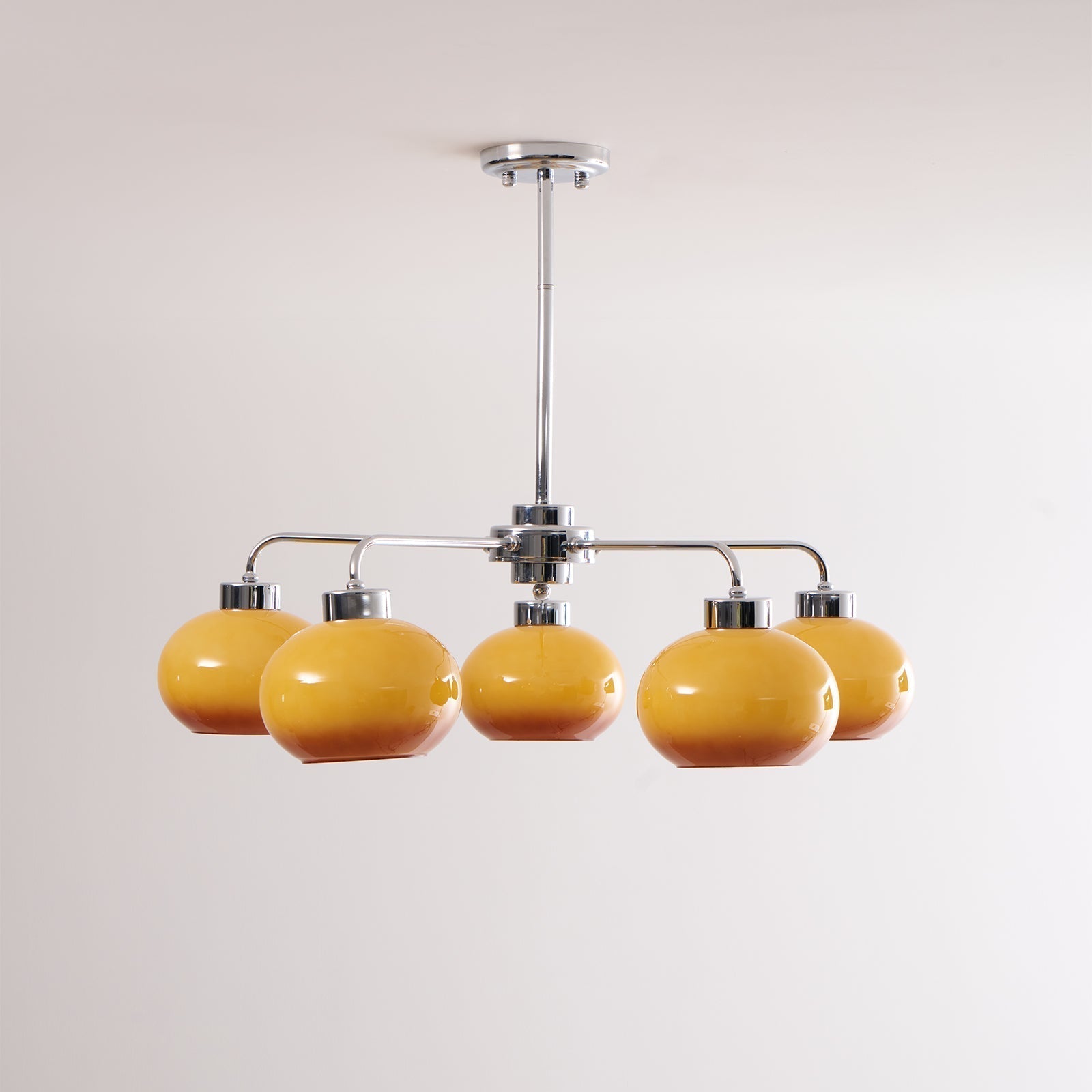 Lustra Lustre Géométrique en Verre