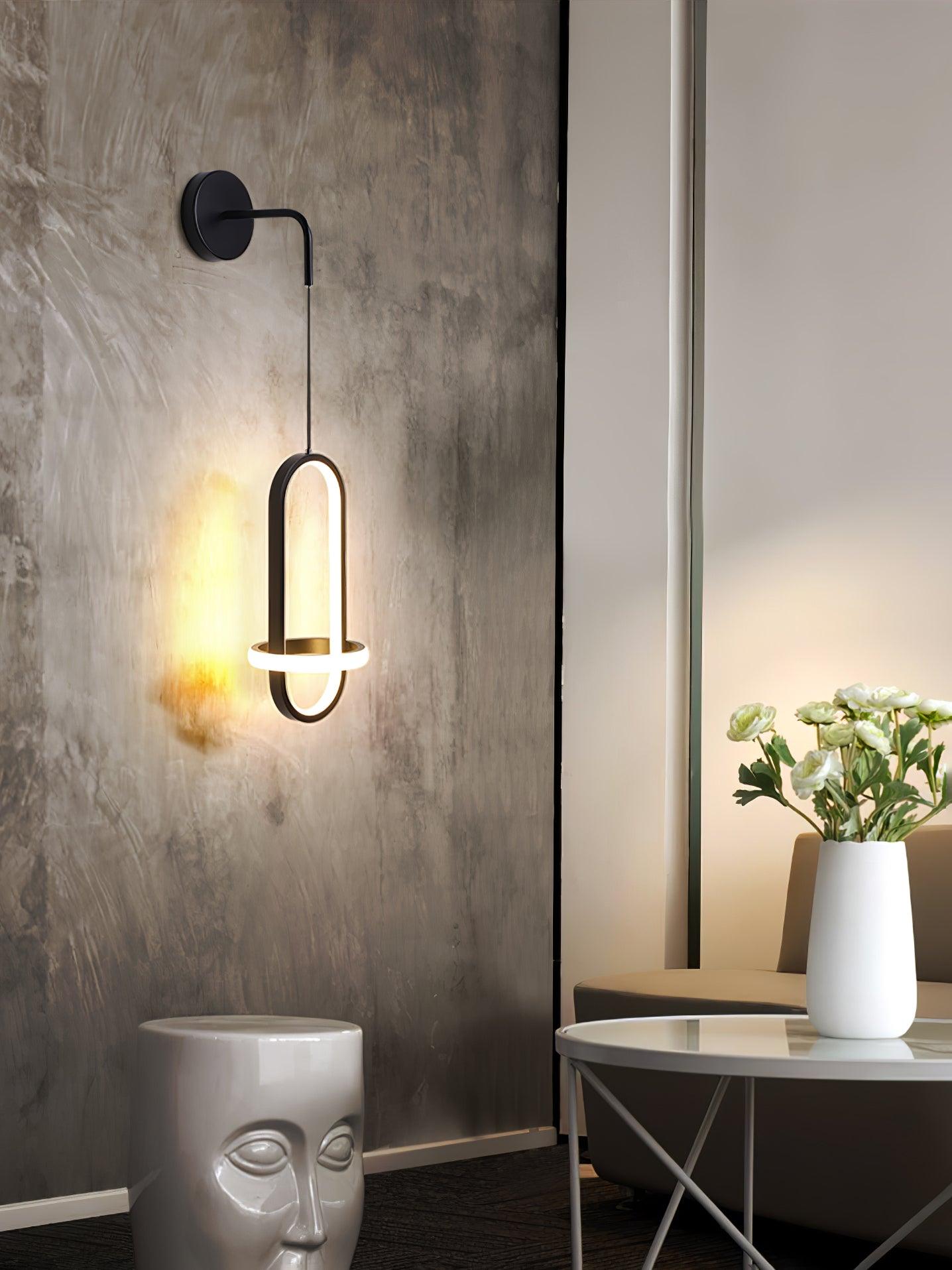 Vivianne Lampe Murale Ovale Moderne Minimaliste