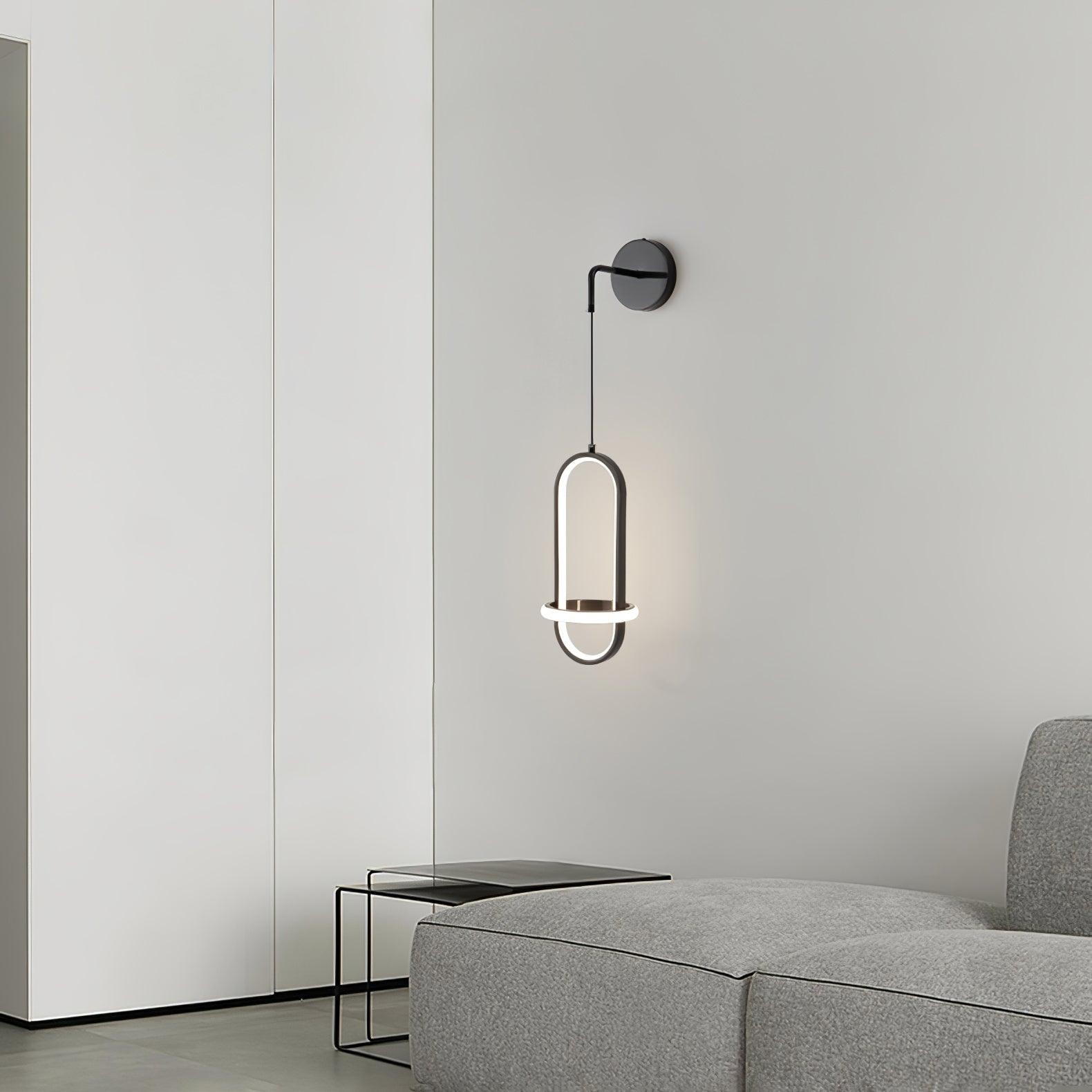 Vivianne Lampe Murale Ovale Moderne Minimaliste