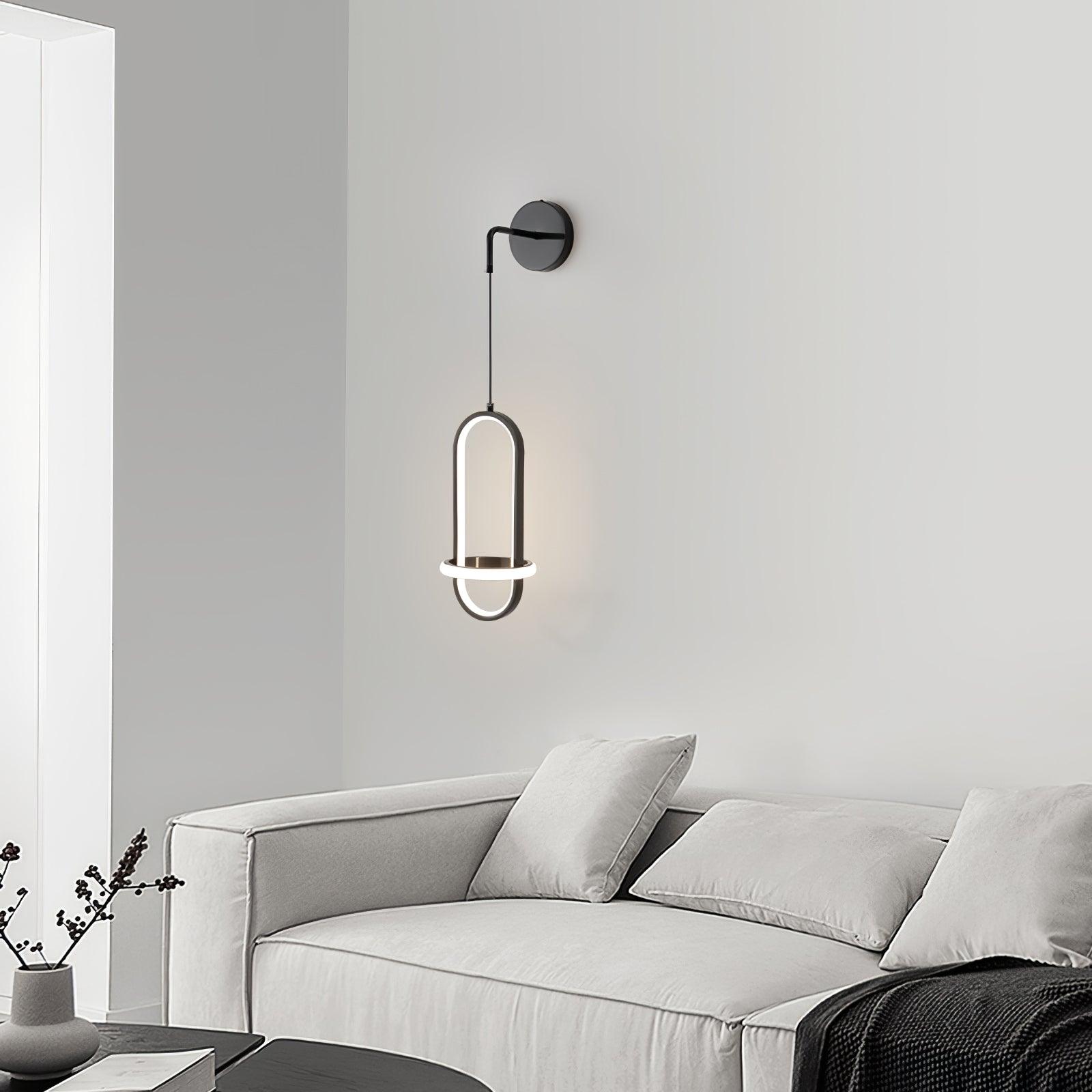Vivianne Lampe Murale Ovale Moderne Minimaliste
